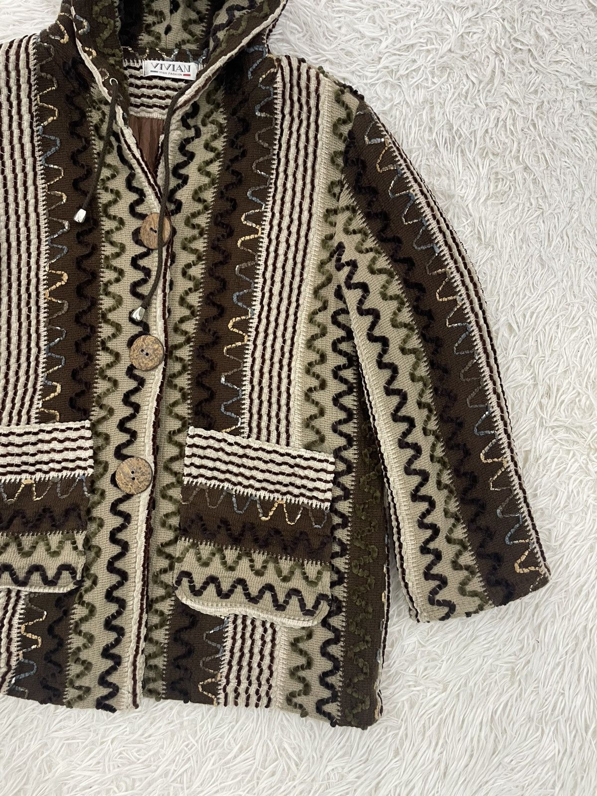Art Comes First Cozy art jacket hooded by vivian Size M / US 6-8 / IT 42-44 - 4 Thumbnail