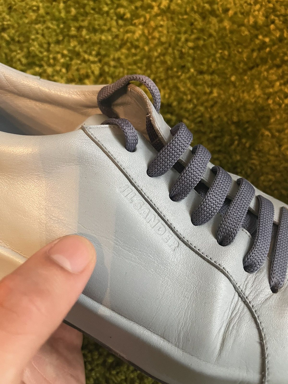 Designer × Jil Sander Jil Sander avant Garde real leather sneakers Size US 8 / IT 38 - 2 Thumbnail