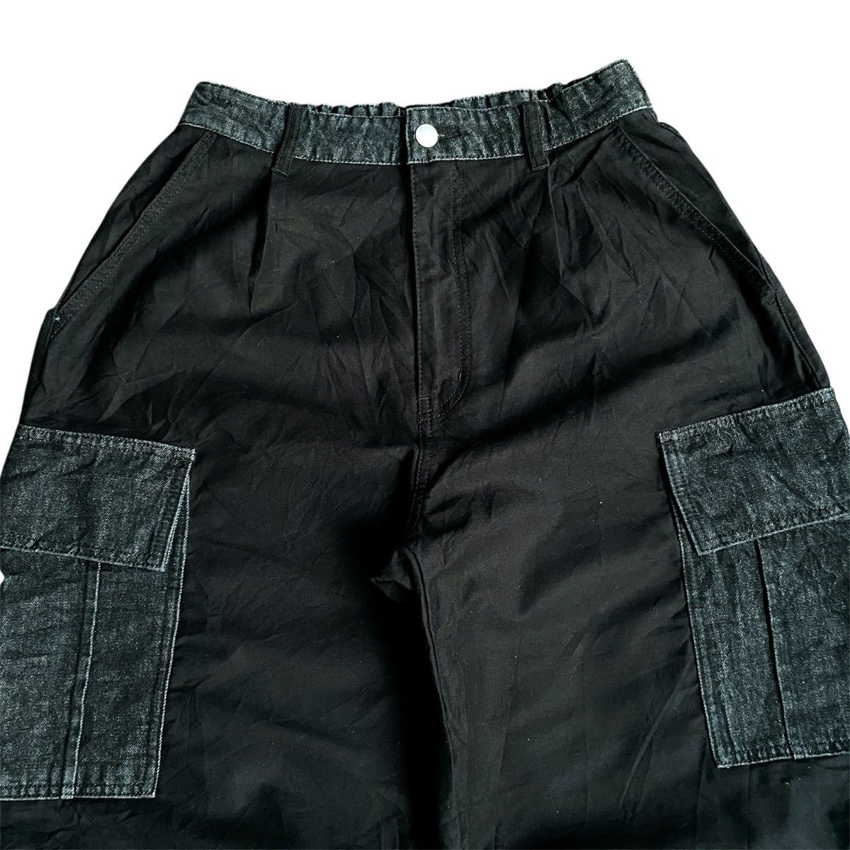 JNCO × Japanese Brand × Yohji Yamamoto Japanese Brand RadeoCrown Cargo Wide Balloon Parachute Pants Size US 31 - 2 Thumbnail