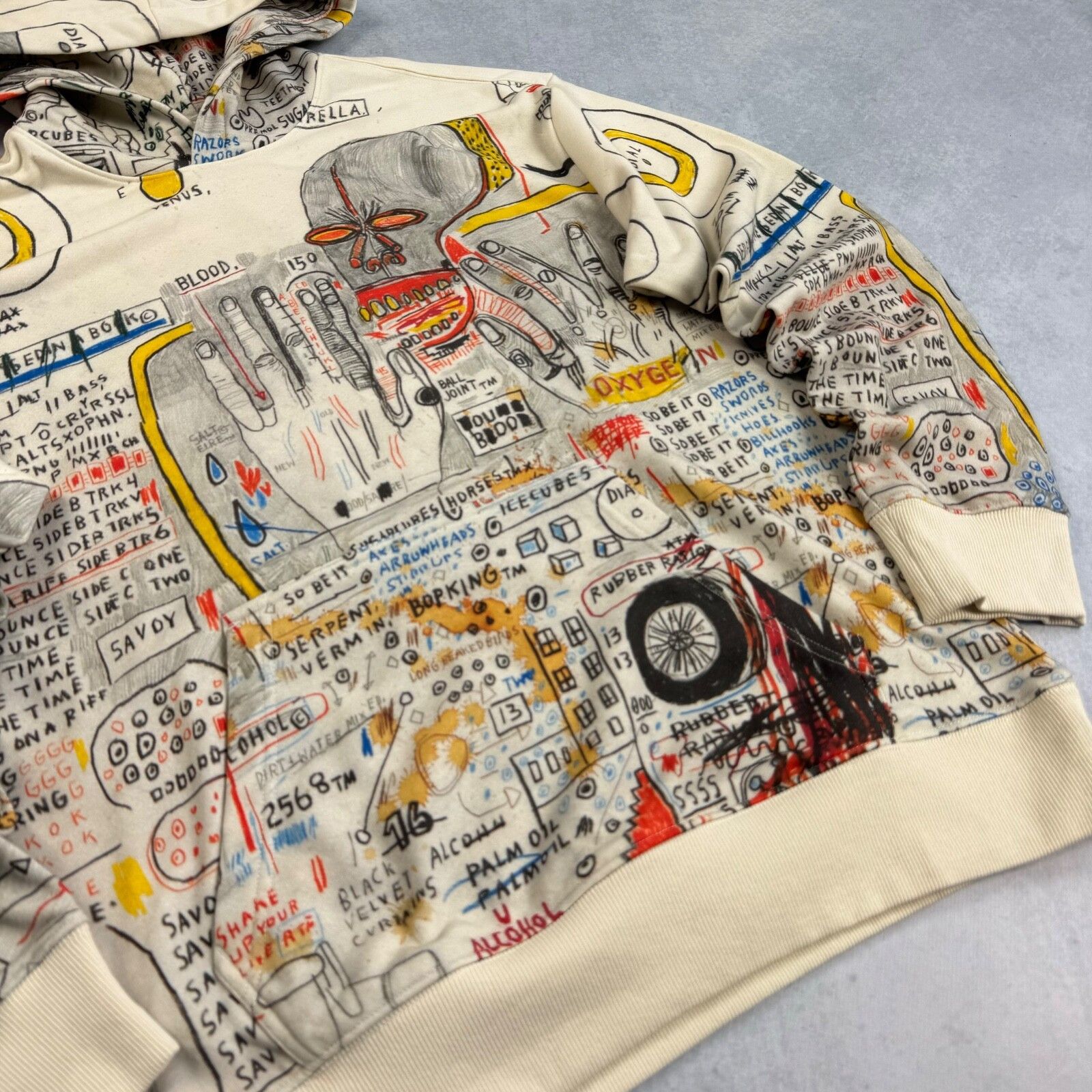 H&M × Jean-Michel Basquiat × Who Decides War NWOT WHO DECIDES WAR x JEAN-MICHEL BASQUIAT x H&M Hoodie Size US L / EU 52-54 / 3 - 6 Thumbnail