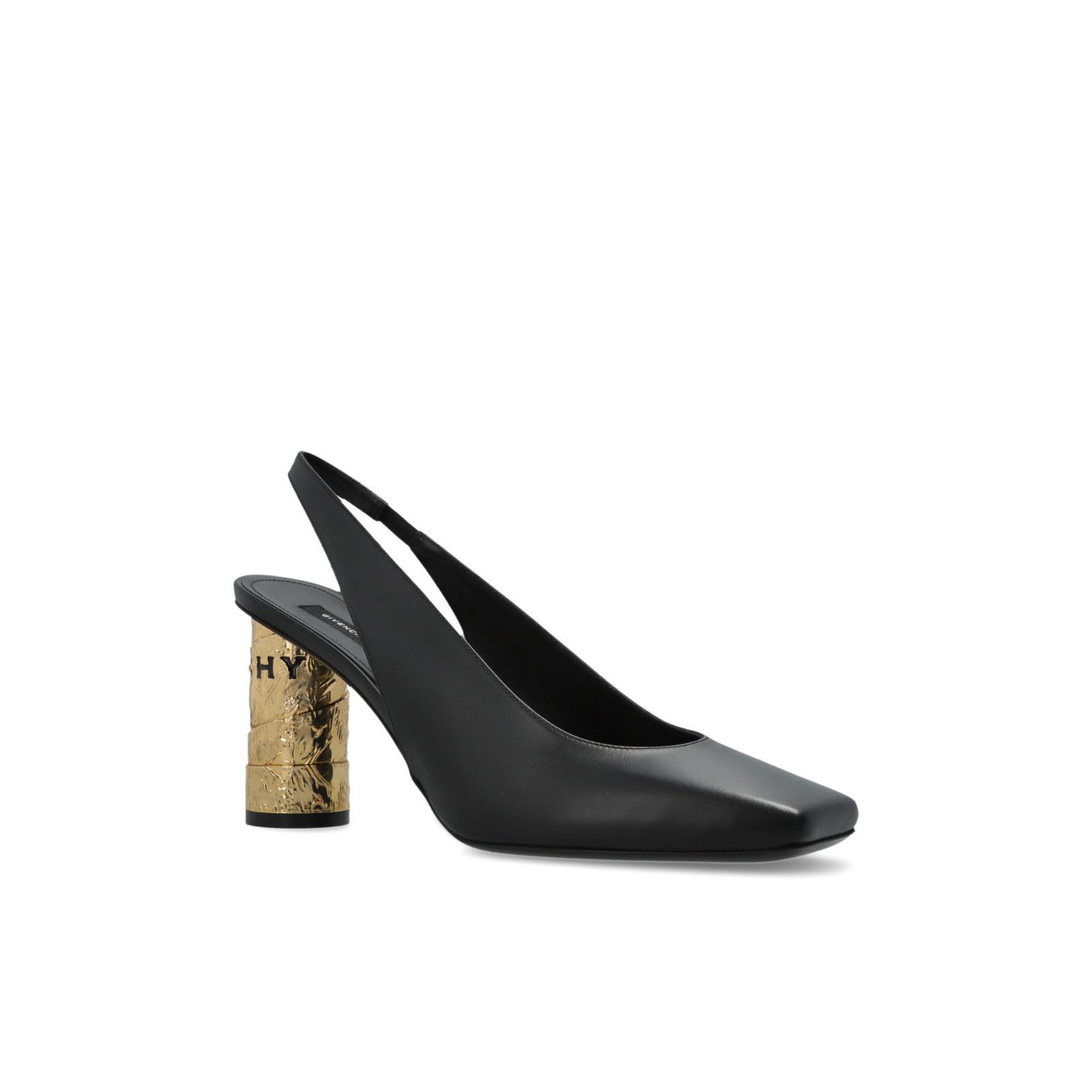 Givenchy GIVENCHY Black Leather 95mm Heel Pumps New & Authentic (Wome Size US 9 / IT 39 - 2 Thumbnail