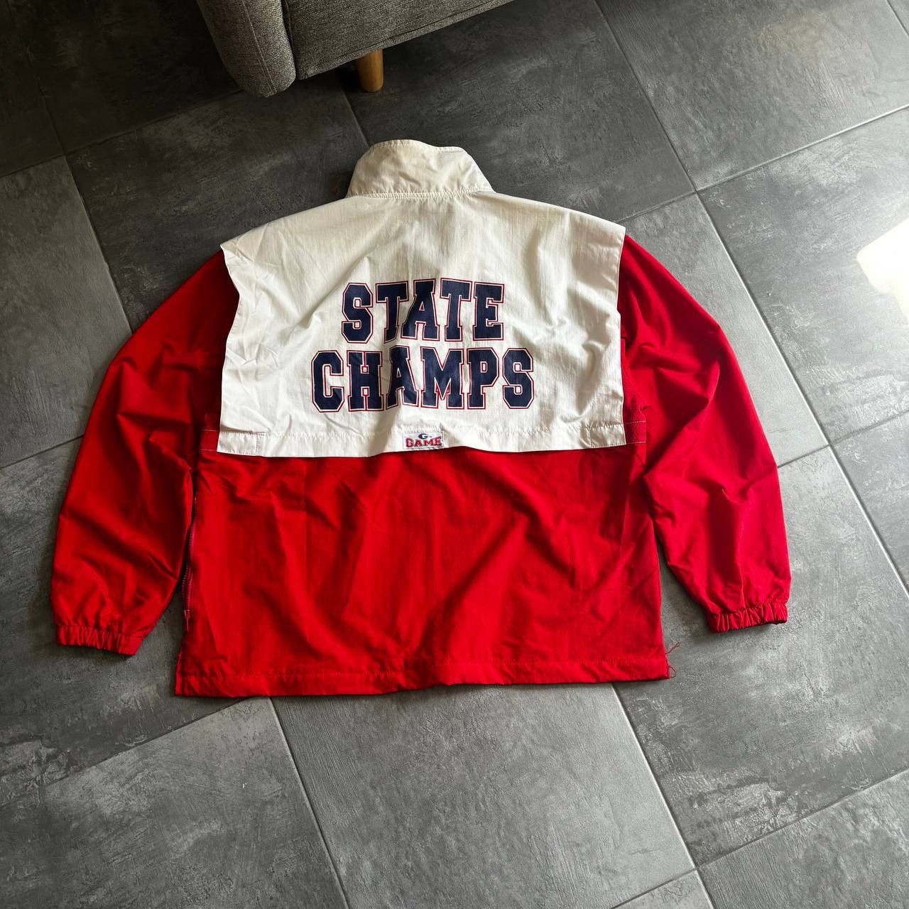 Vintage Vintage State Champs Milton Lacrosse Light Jacket 00s USA Size US L / EU 52-54 / 3 - 2 Thumbnail