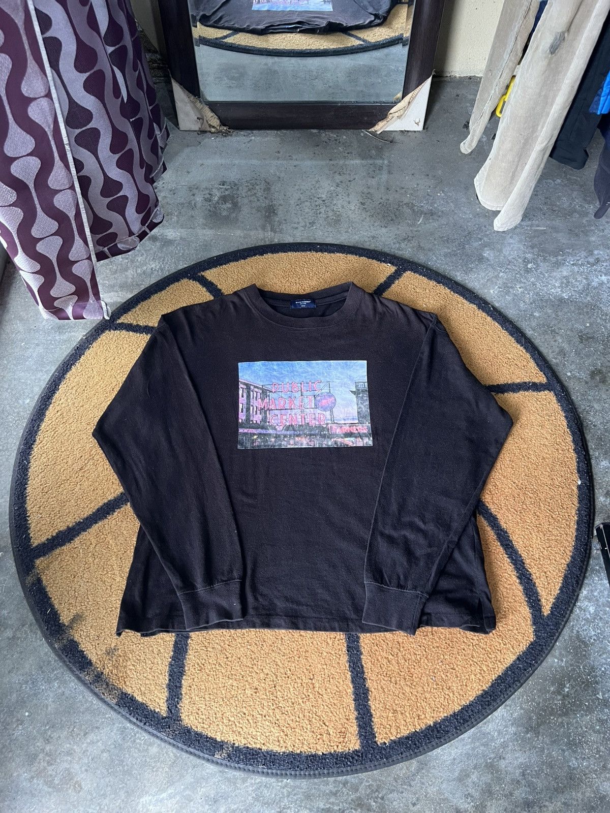 Japanese Brand 🔥Back Number Public Market Center Long Sleeve Size US L / EU 52-54 / 3 - 2 Thumbnail
