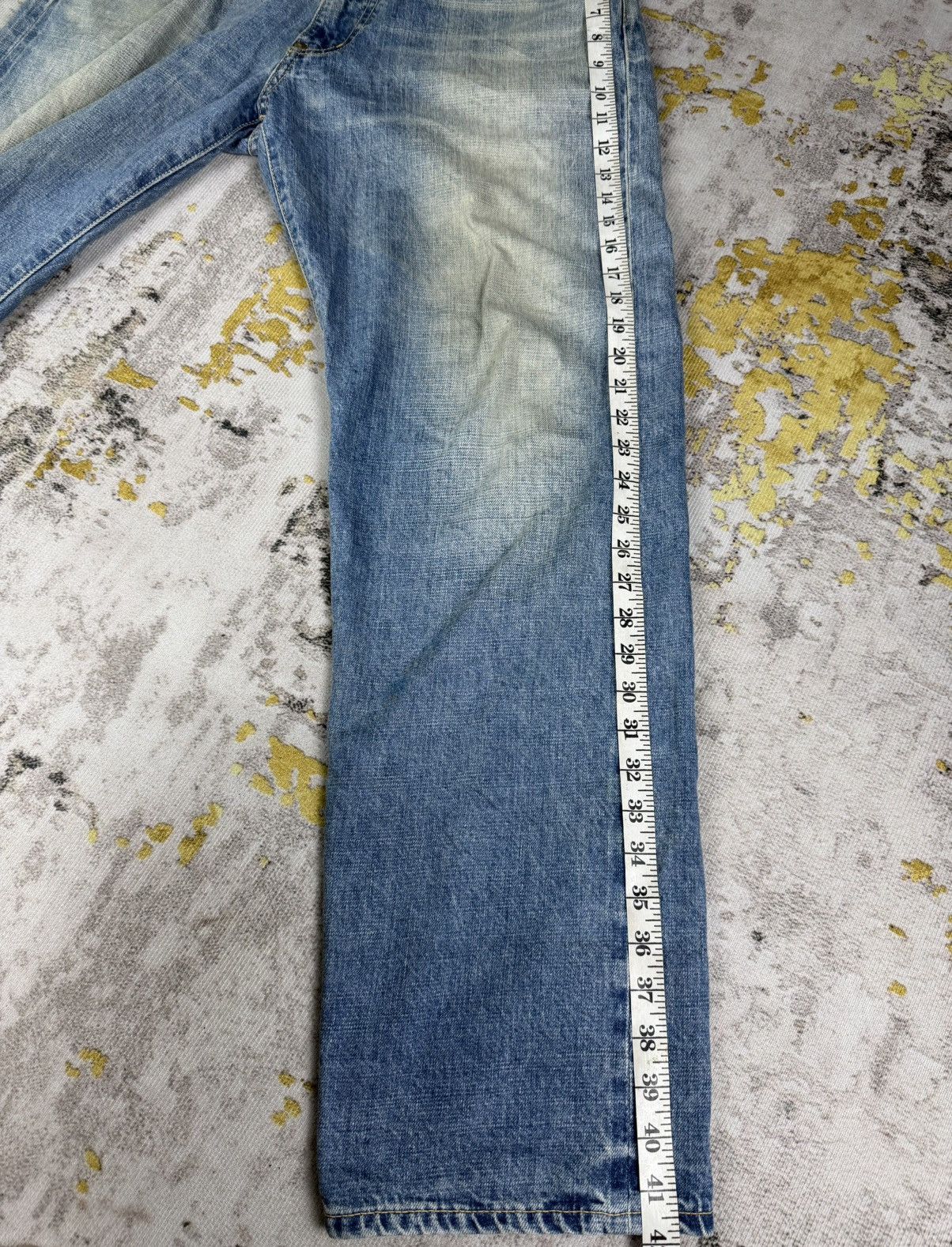 Japanese Brand Vintage Complete Finesse Rainbow Selvedge Mudwash Jeans Size US 32 / EU 48 - 8 Thumbnail