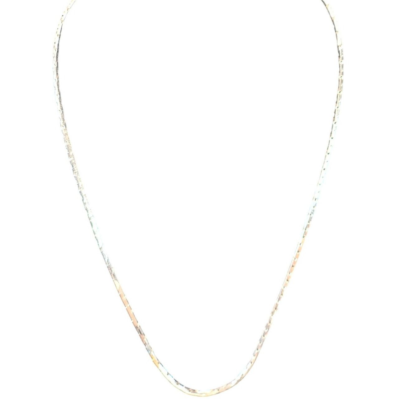 Other Vintage Napier Silver Tone Box Chain Necklace 14" Size ONE SIZE - 1 Thumbnail