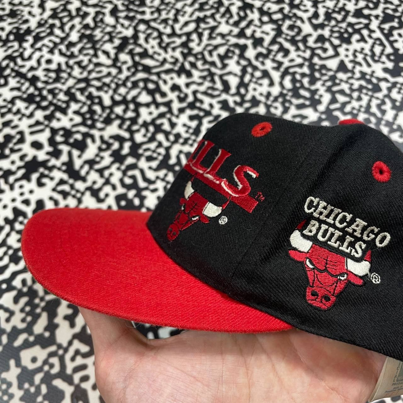 NBA Vintage 90s Chicago Bulls Wool Retro NBA Basketball Cap Size ONE SIZE - 3 Thumbnail