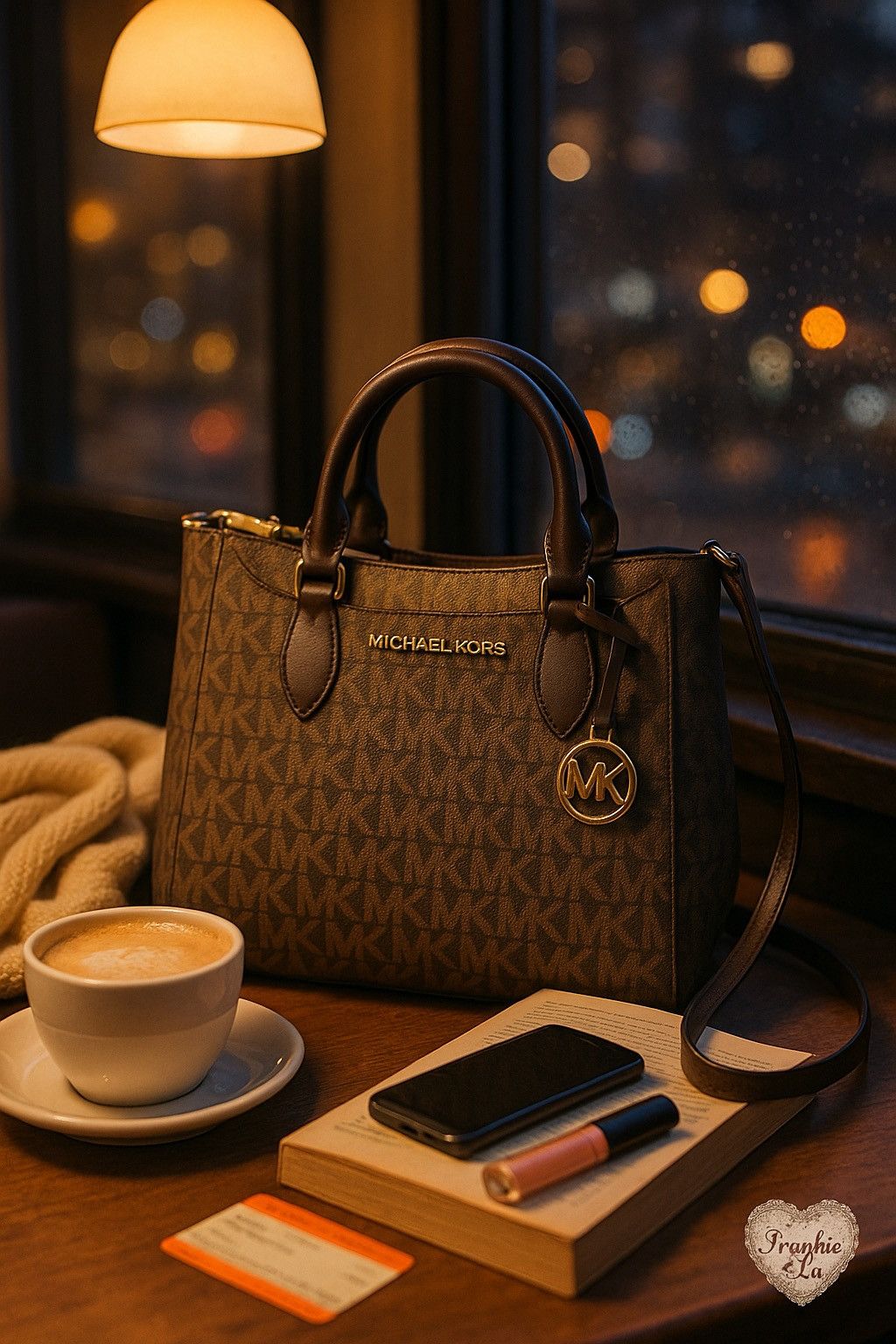Michael Kors Michael Kors Austen small brown tag satchel crossbody bag Size ONE SIZE - 1 Thumbnail