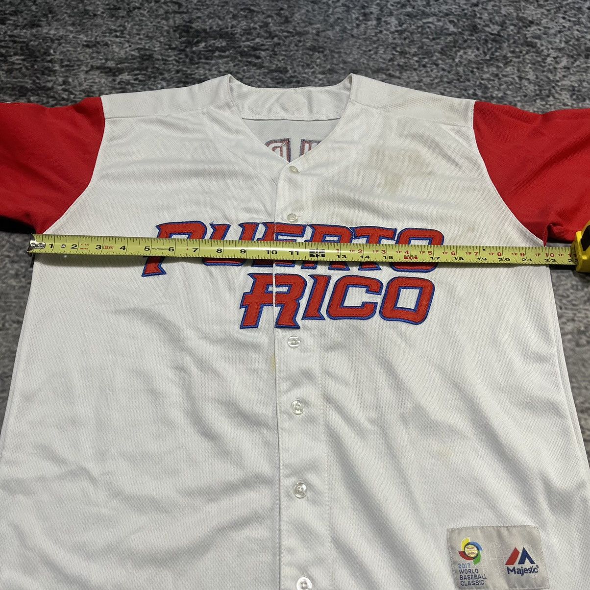 Majestic Puerto Rico Francisco Lindor World Baseball Classic Jersey Size US M / EU 48-50 / 2 - 11 Thumbnail