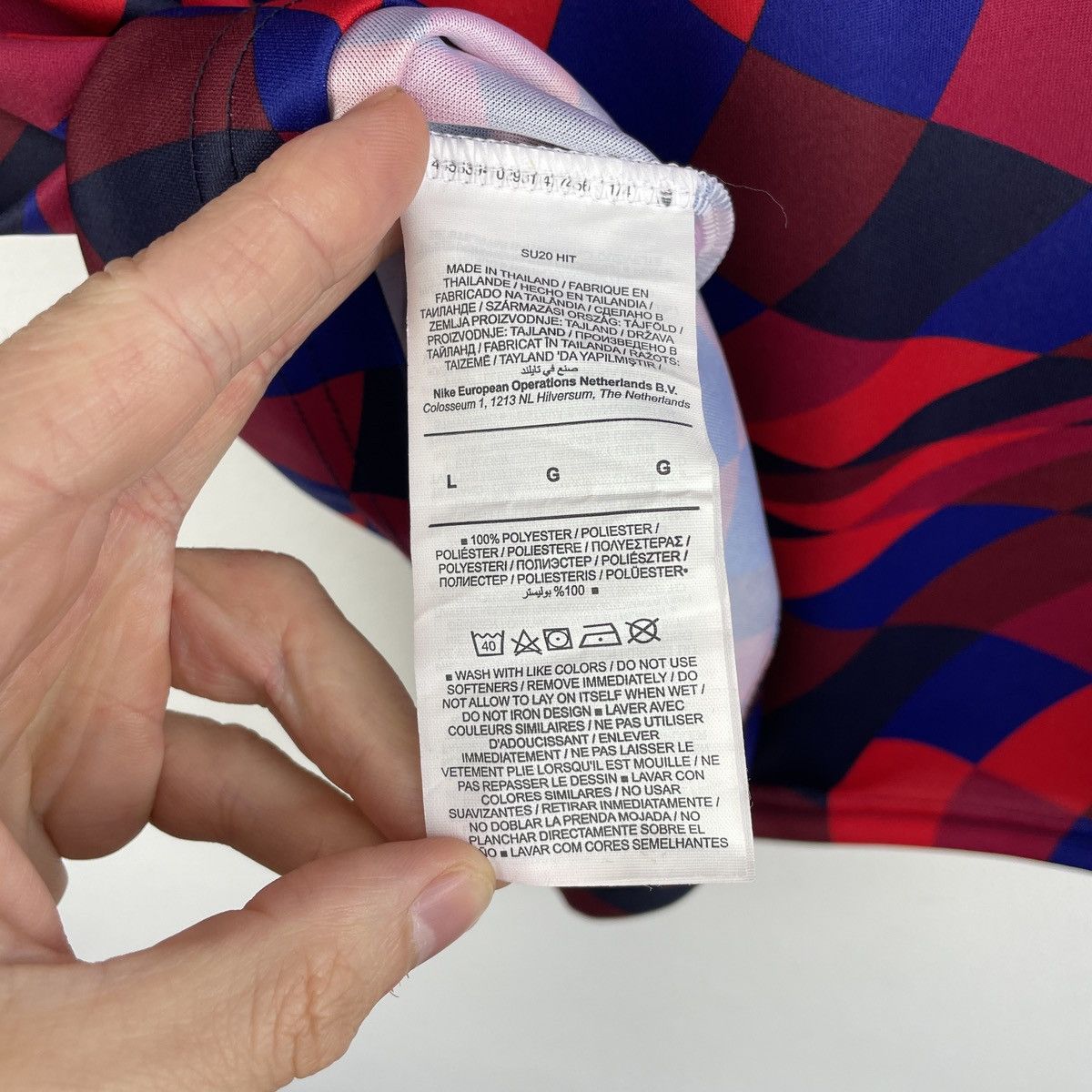 Nike Barcelona Pre-Match Nike Jersey Shirt Men 2020/2021 size L Size US L / EU 52-54 / 3 - 7 Thumbnail