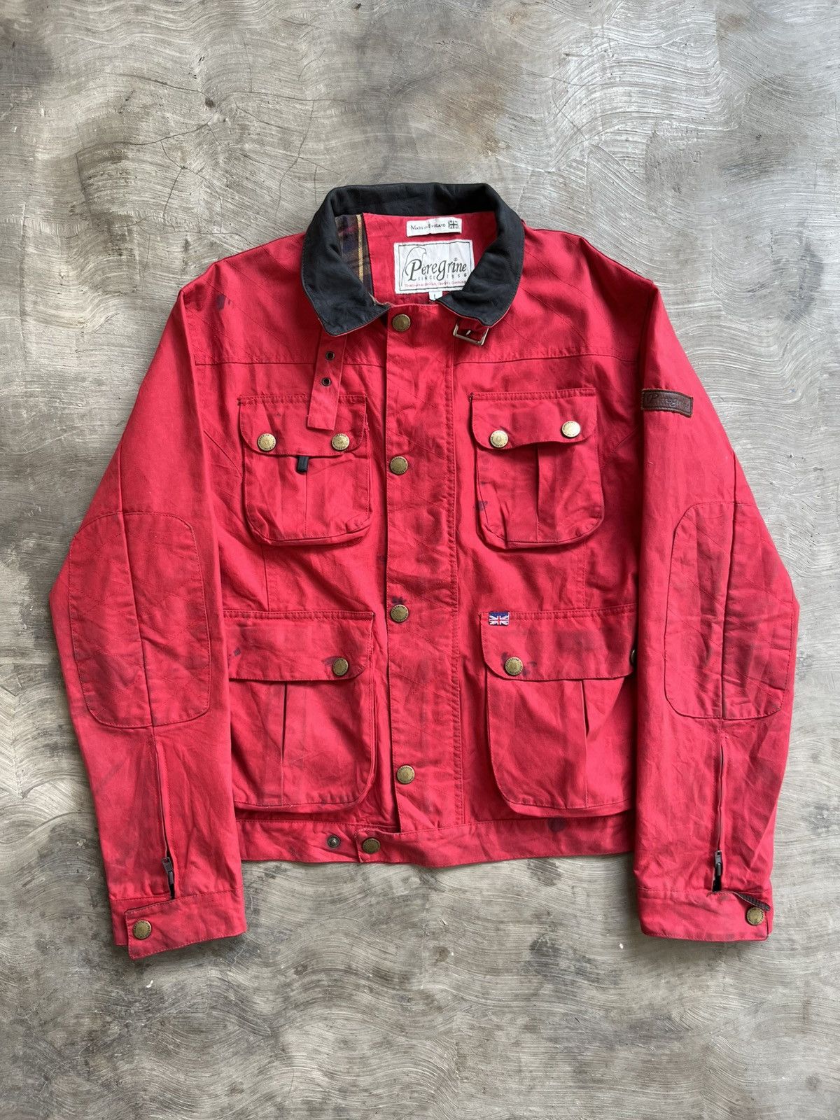 Peregrine Vintage 90's Peregrine Oiled Waxed Jacket Size US L / EU 52-54 / 3 - 2 Thumbnail