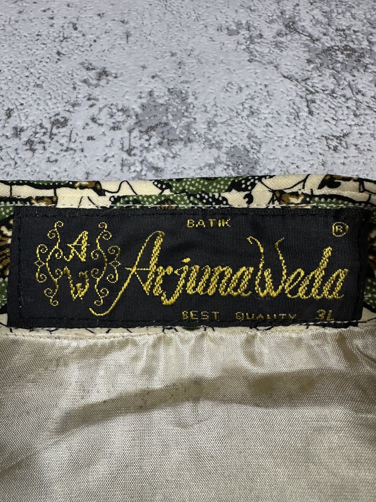 Designer Arjuna Weda Elegant Floral Batik Shirt Rare Size US XL / EU 56 / 4 - 10 Thumbnail