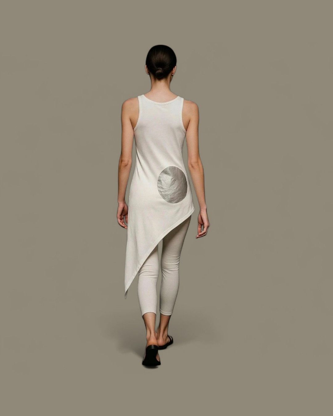 Yohji Yamamoto Yohji Yamamoto “Silver Thought” Tank Top. Coming Soon Line. Size S / US 4 / IT 40 - 1 Thumbnail