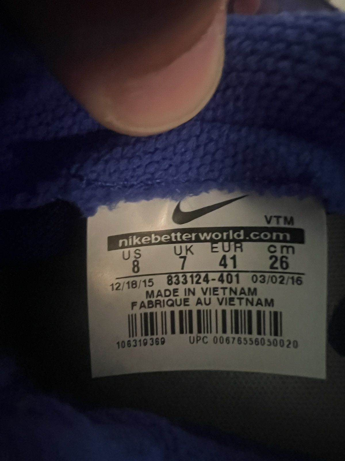 Nike Nike Sock Dart Racer Blue White Sneakers Shoes, Men’s 8 Size US 8 / EU 41 - 7 Thumbnail