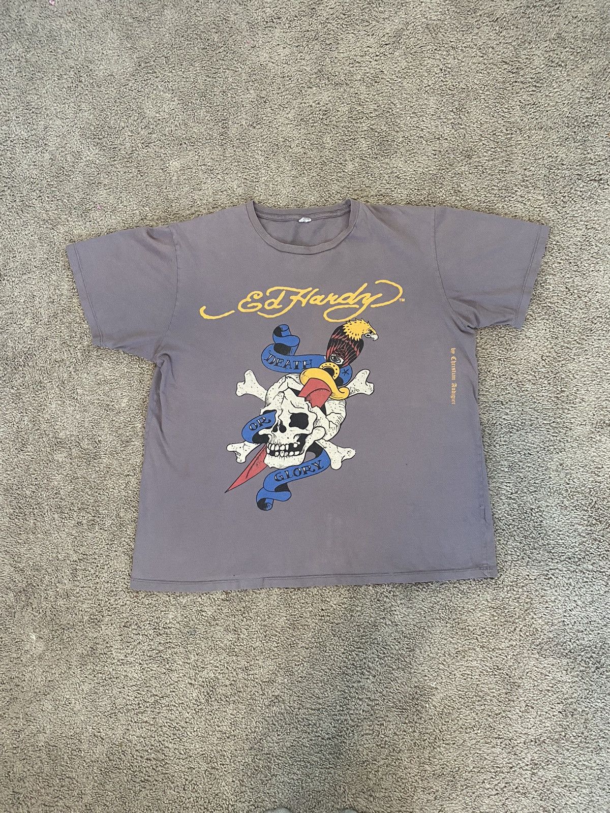 Ed Hardy × Vintage Ed Hardy T shirt skull vintage Size US L / EU 52-54 / 3 - 1 Thumbnail