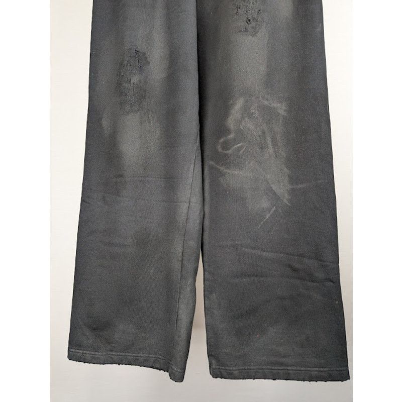 Balenciaga o1rshd1 Baggy Sweatpants in Washed Black Size US 30 / EU 46 - 4 Thumbnail