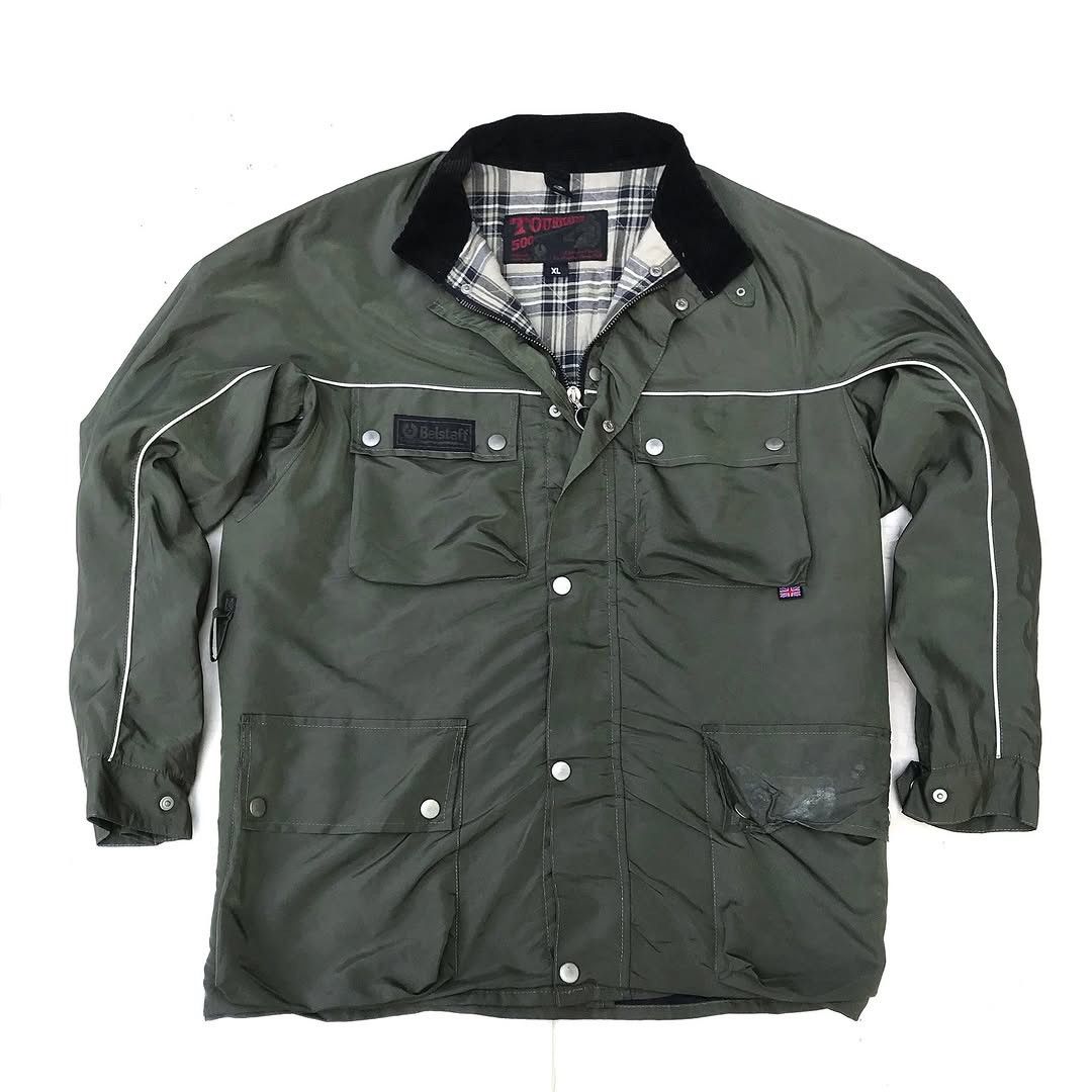 Belstaff × GOREWEAR Vintage BELSTAFF TOURMASTER 500 Man Khaki Green belfast Shel Size US XL / EU 56 / 4 - 1 Thumbnail