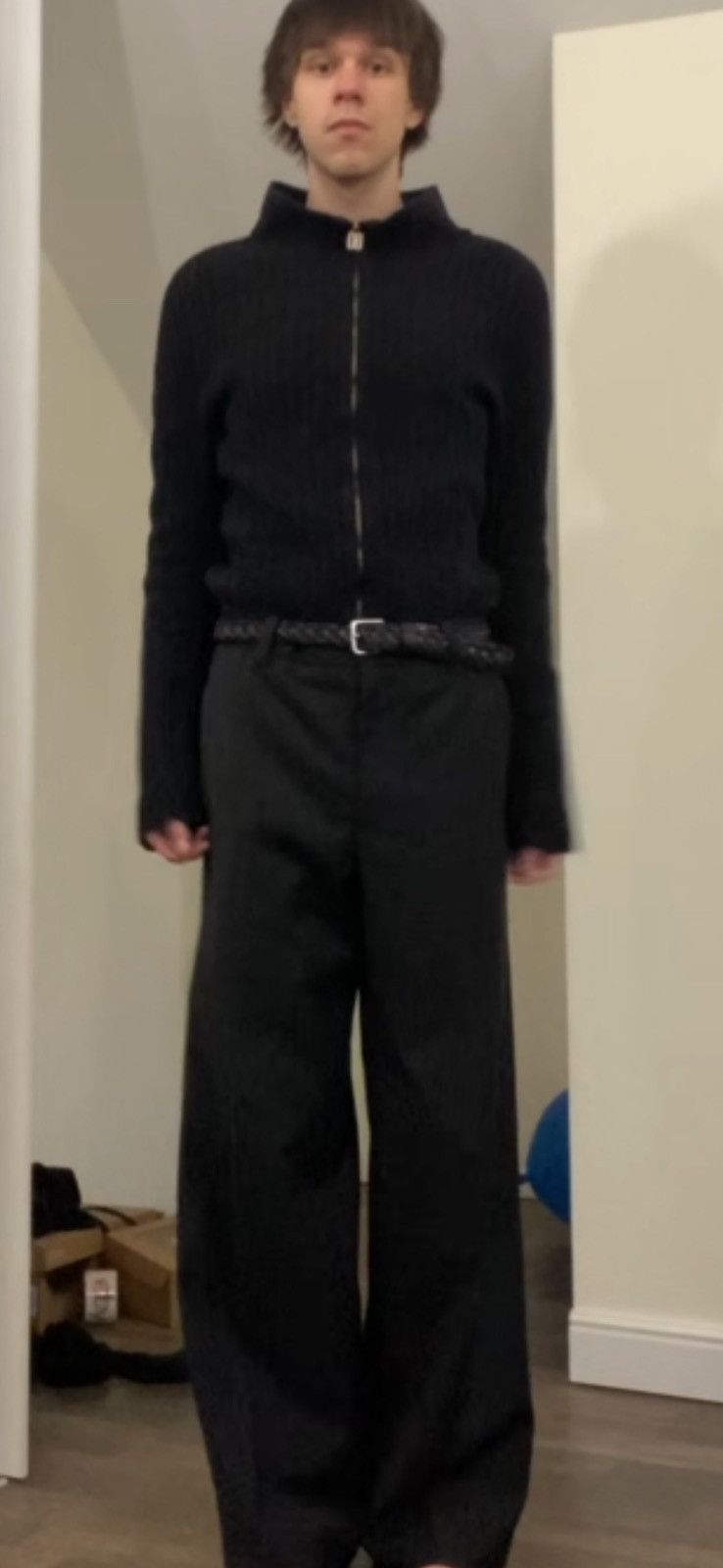 Dirk Bikkembergs A/W1999 Dirk Bikkembergs Zip Up Knit Size US L / EU 52-54 / 3 - 9 Thumbnail