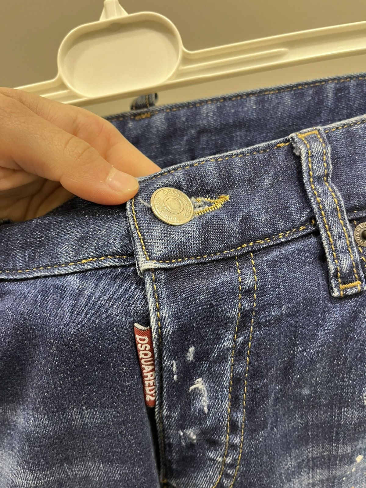 Dsquared2 90s DSQUARED 2 JEANS DENIM PANTS Y2k CHROME PUNK ROCK EMO AL Size US 28 / EU 44 - 8 Thumbnail