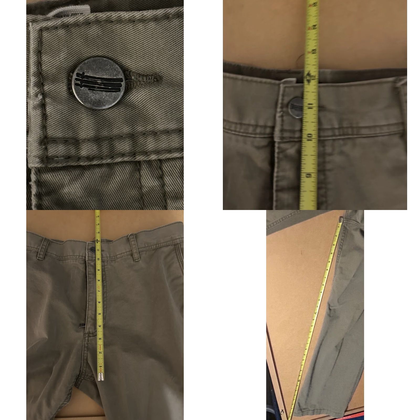 Old Navy VINTAGE Old Navy Chino Pants Mens 36x31 Bootcut Tan Khaki Cotton Knit Slim Regular Pockets Slacks Work Casual Business Wedding Size US 36 / EU 52 - 10 Thumbnail