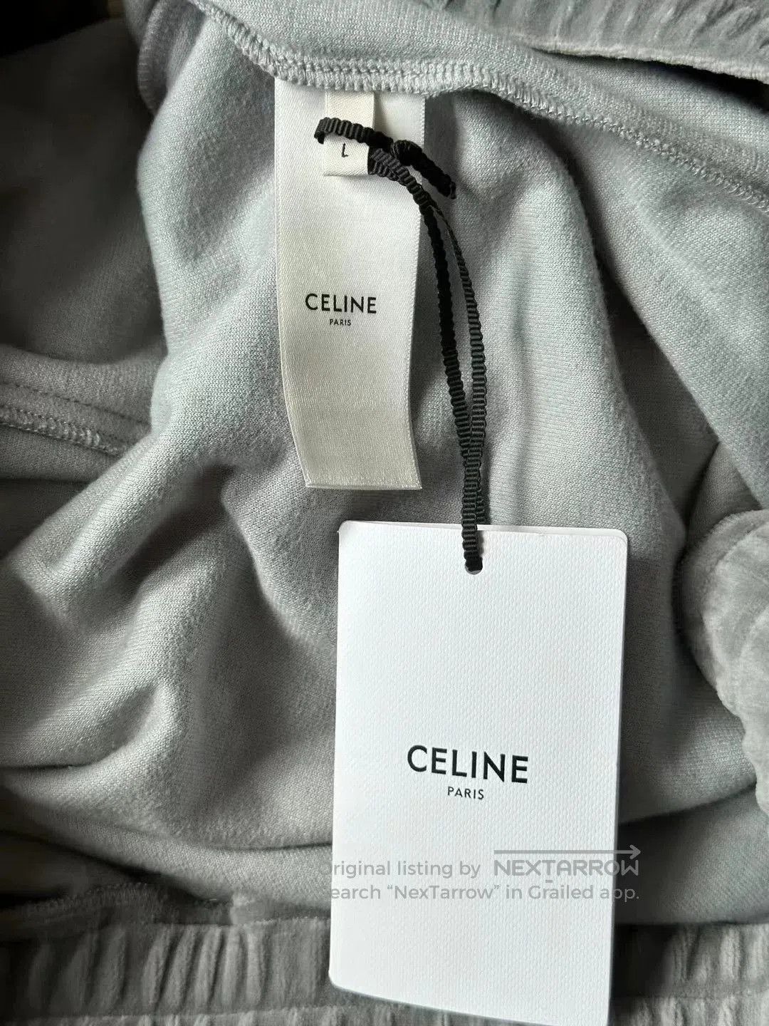 Celine celine ice blue velvet zip jacket. Size US L / EU 52-54 / 3 - 4 Thumbnail
