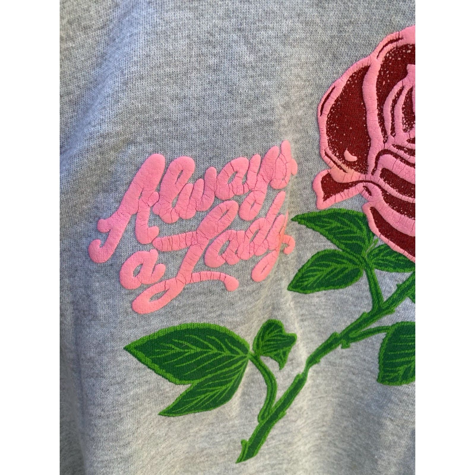 Vintage VINTAGE Hanes Her Way Graphic Sweatshirt Raglan Blue XL Ladies Crew Neck, Flower Print, Long Sleeve, Pullover, Raglan Sweatshirt, Vintage Size XL / US 12-14 / IT 48-50 - 5 Thumbnail