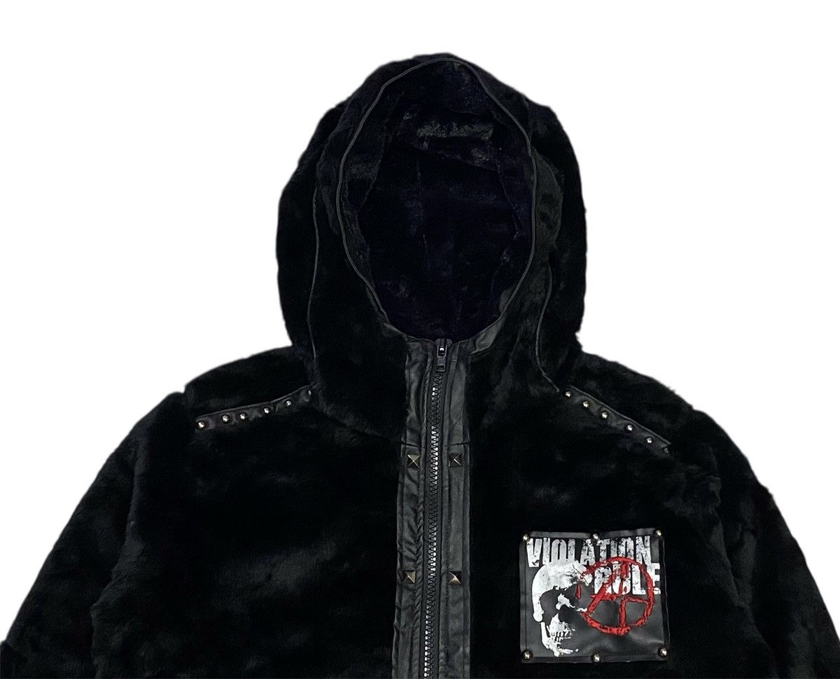 Sex Pot ReVeNGe Sex Pot Revenge Punk Faux Fur Hoodie Jacket Size L / US 10 / IT 46 - 6 Thumbnail