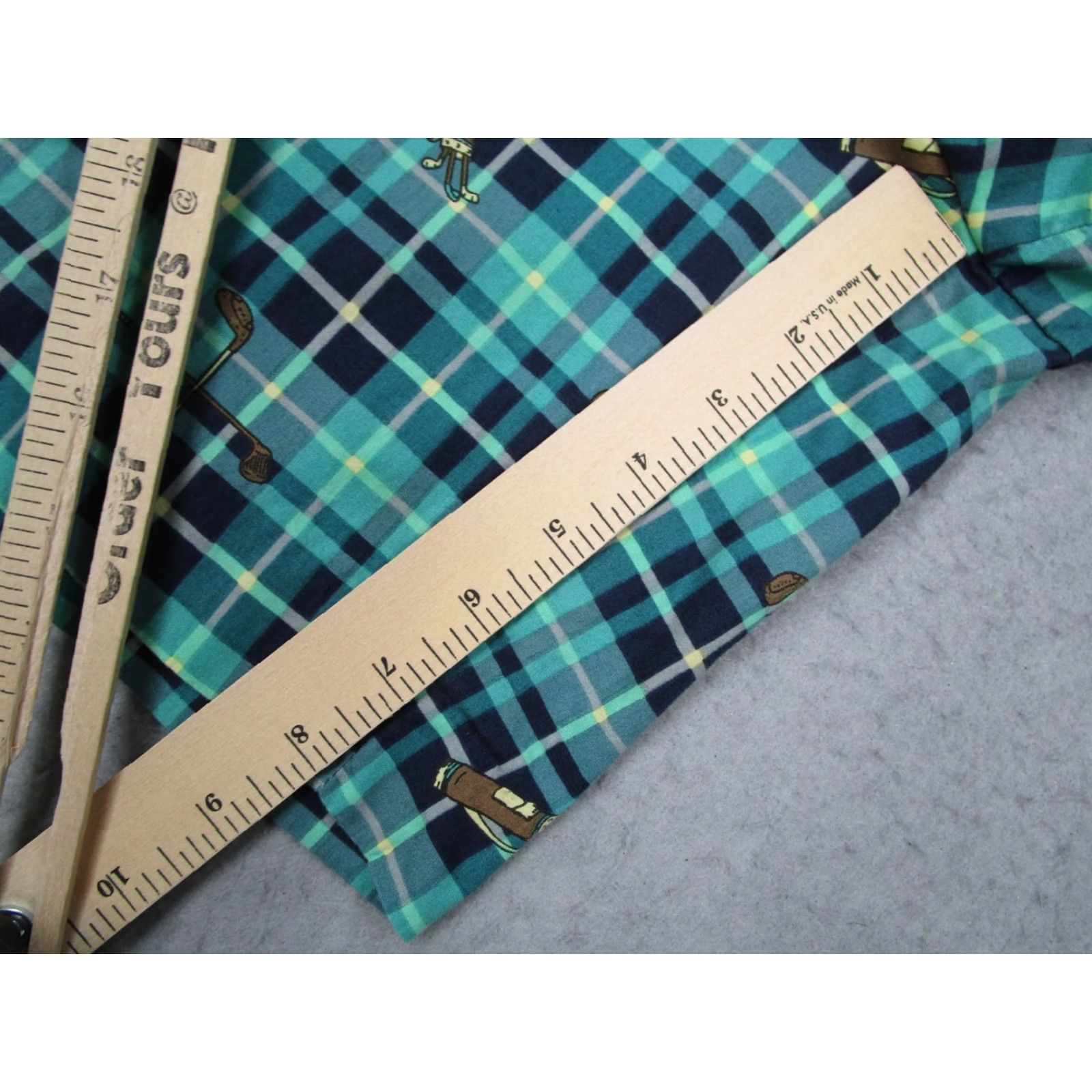 Brooks Brothers VINTAGE Brooks Brothers Shorts Mens 32 Green Pleated Golf 8" AOP Made in USA Size US 32 / EU 48 - 3 Thumbnail