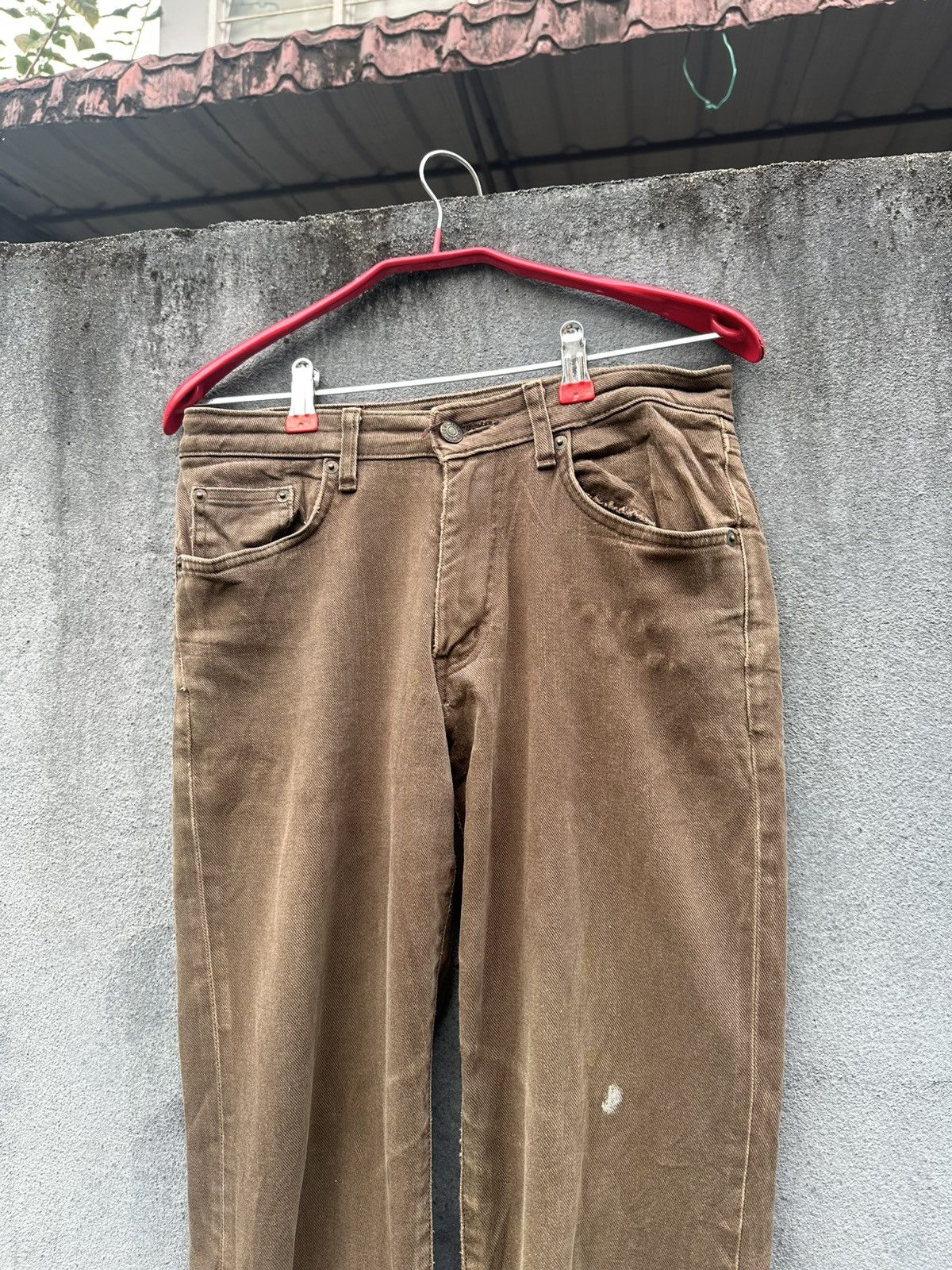 Edwin 👹Vintage Edwin 503 Flex Baggy Brown Jeans Size US 27 - 5 Thumbnail