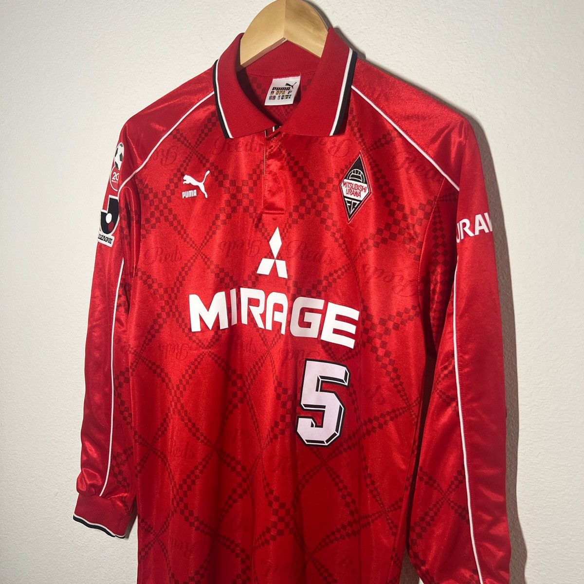 Urawa Red Diamonds 1998 Home Long Sleeve Jersey Japan Soccer