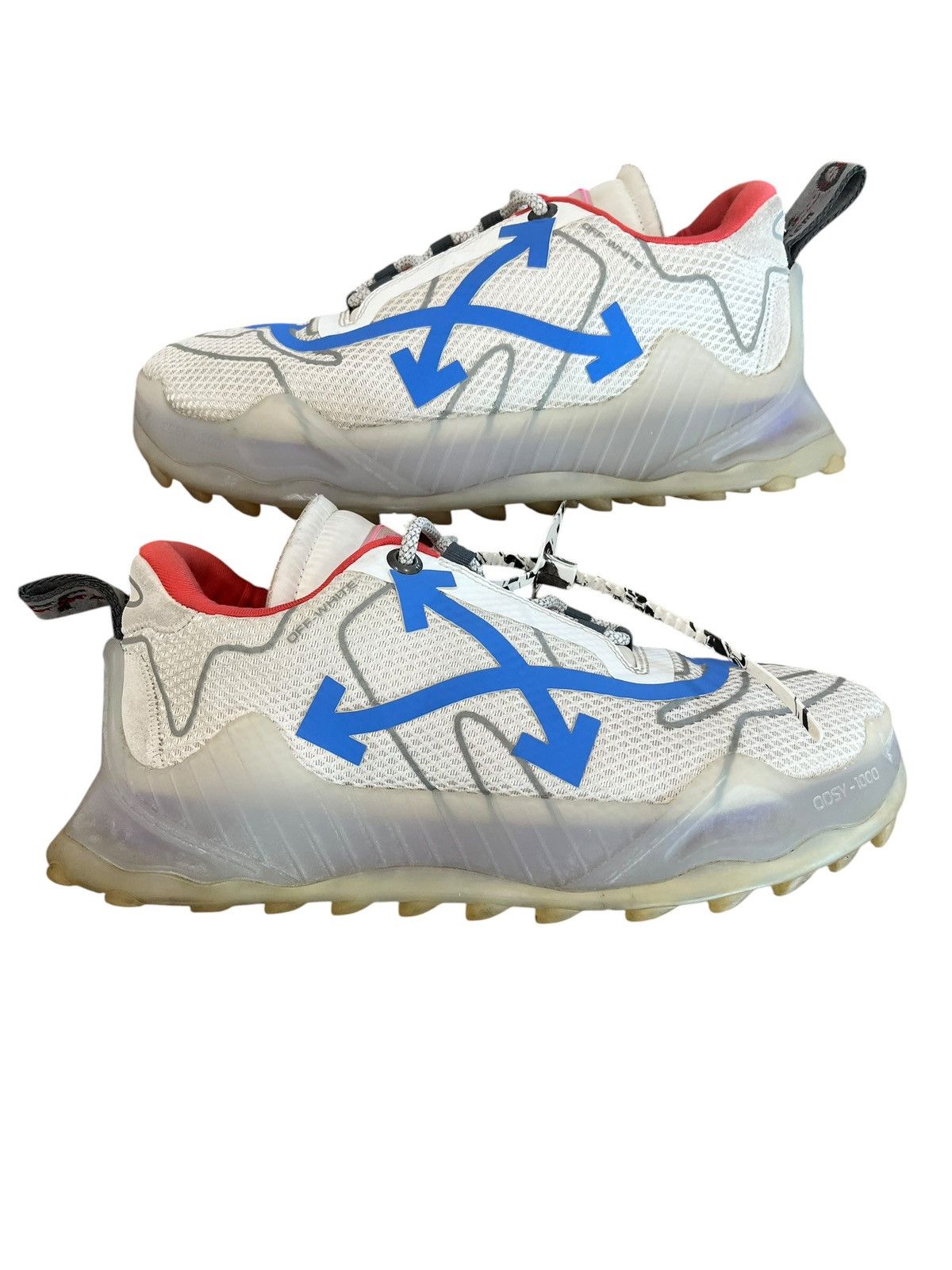 Off-White Off-White ODSY Mesh Transparent Blue Size US 10 / EU 43 - 2 Thumbnail