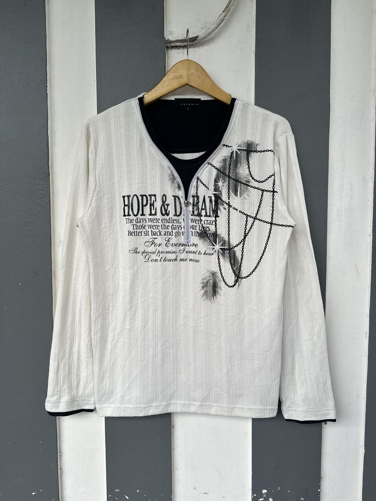 If Six Was Nine SPINASH DOUBLE LAYER CRAZY POEM SEDITIONARIES PUNK STYLE Size US M / EU 48-50 / 2 - 1 Thumbnail