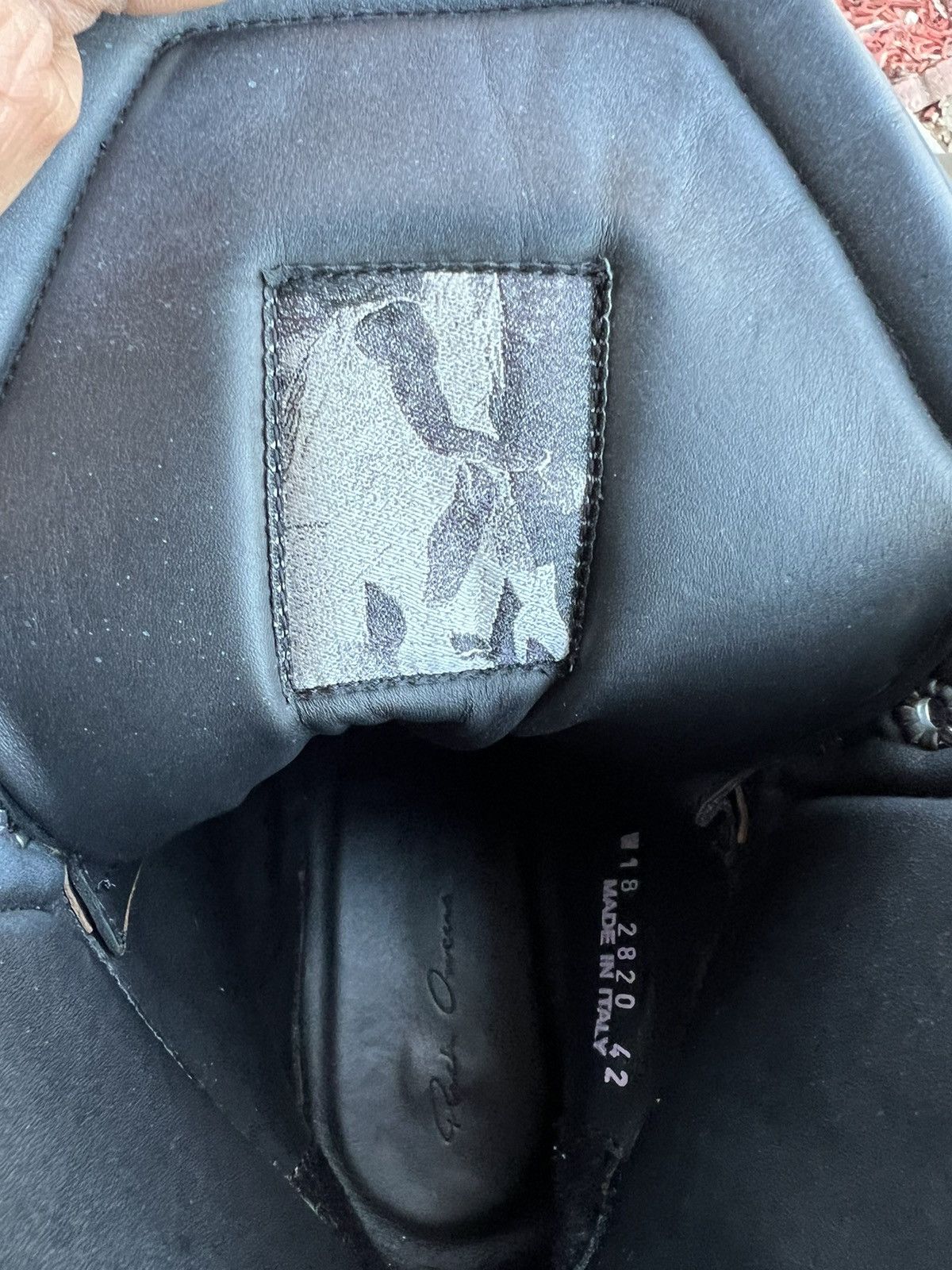 Rick Owens 2018 Tractor Dunks Gradient Black Size US 9 / EU 42 - 8 Thumbnail