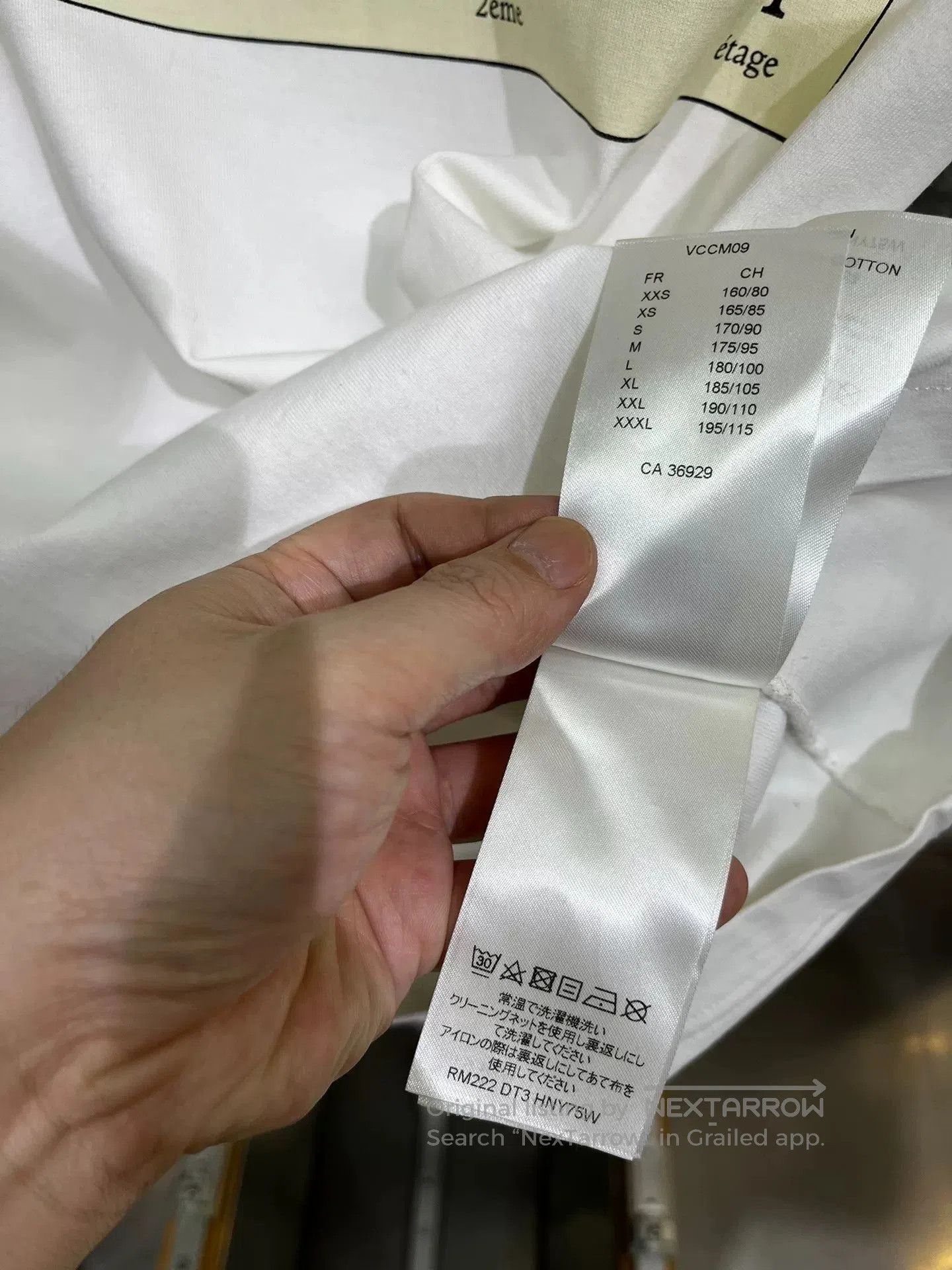 Louis Vuitton Louis Vuitton White Letter Short-Sleeve Tee L. Size US L / EU 52-54 / 3 - 9 Thumbnail