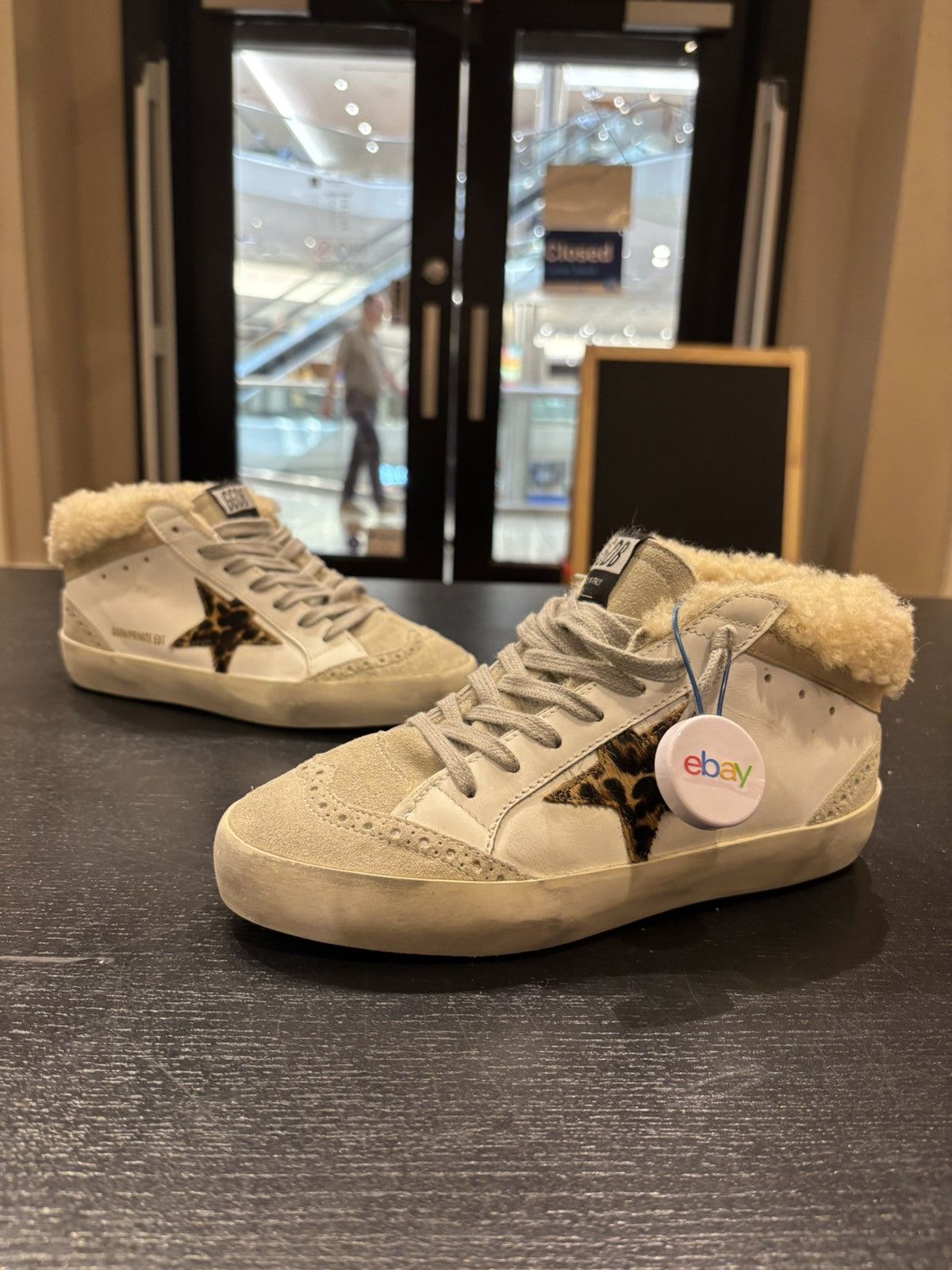 Golden Goose Midstar Shearling Sneaker