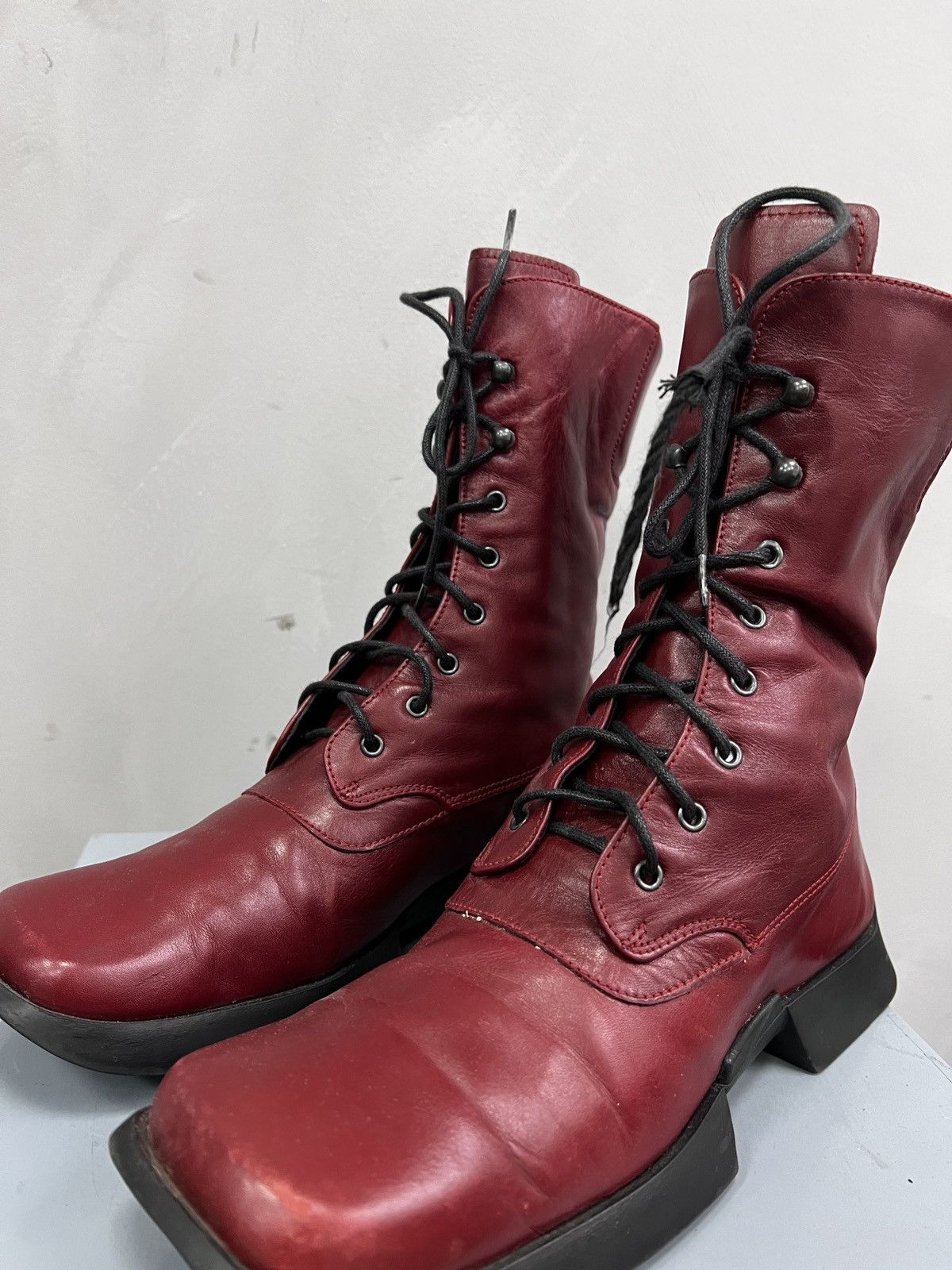Y-3 00s archive Y-3 STYLE LEATHER MOTO BOOTS SNEAKERS Size US 8 / IT 38 - 11 Thumbnail