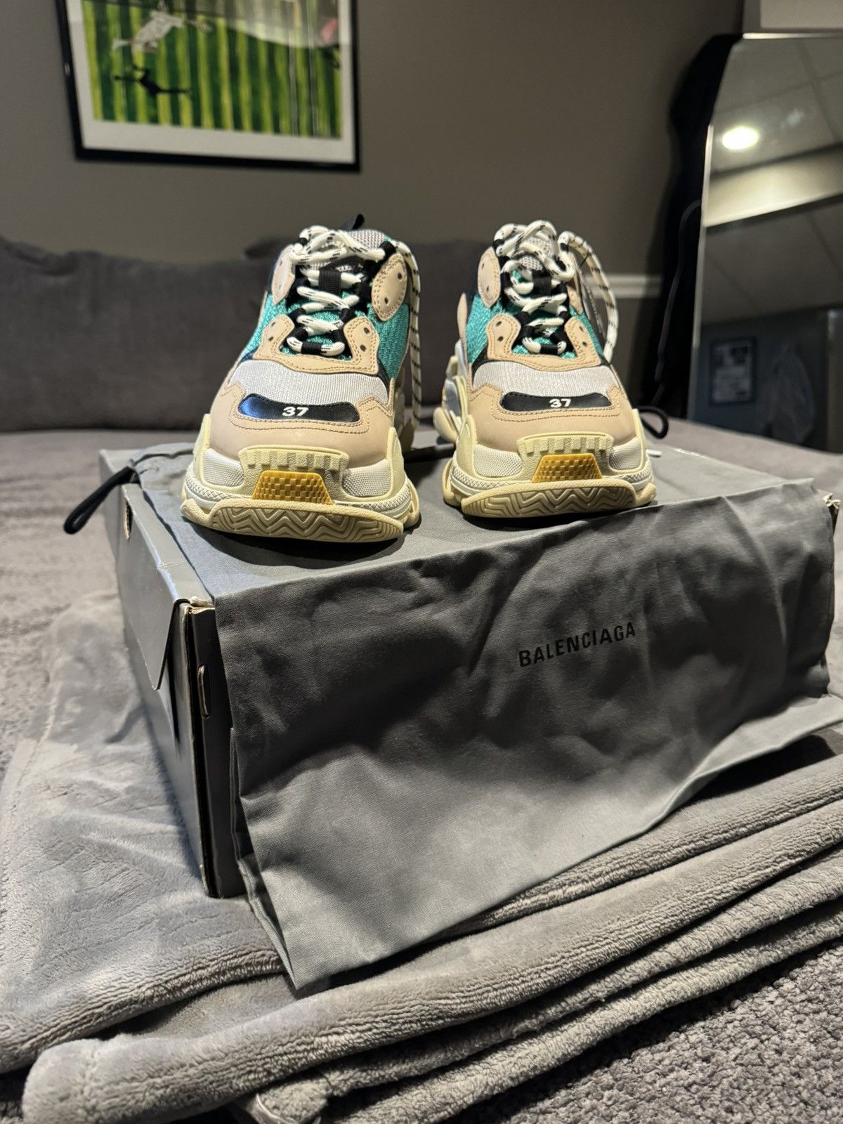 Balenciaga Balenciaga Triple S Sneaker Size US 7 / IT 37 - 3 Thumbnail