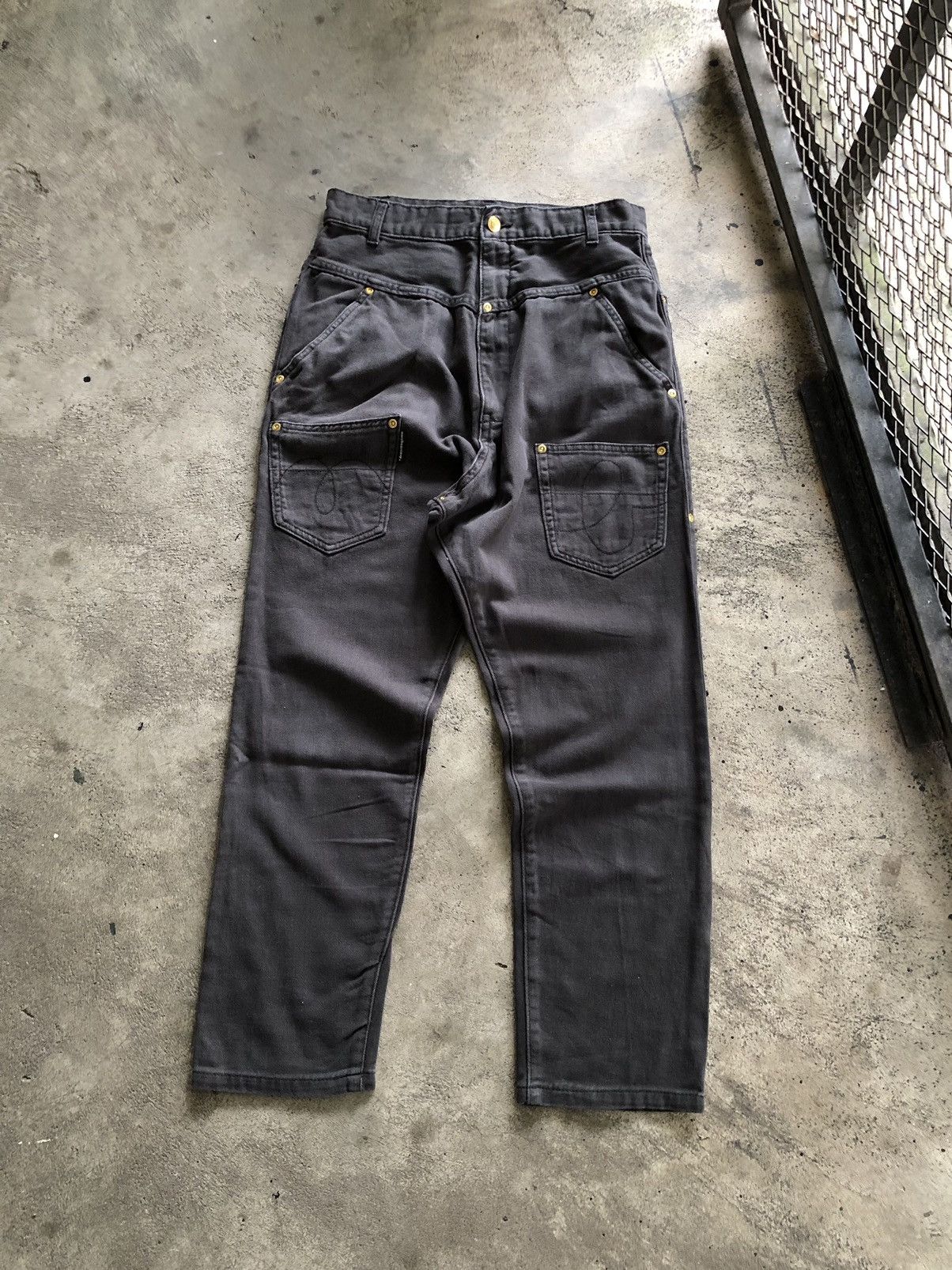 Issey Miyake × Japanese Brand × mercibeaucoup VTG ISSEY MIYAKE MERCIBEAUCOUP DENIM PANTS Size US 30 / EU 46 - 1 Thumbnail