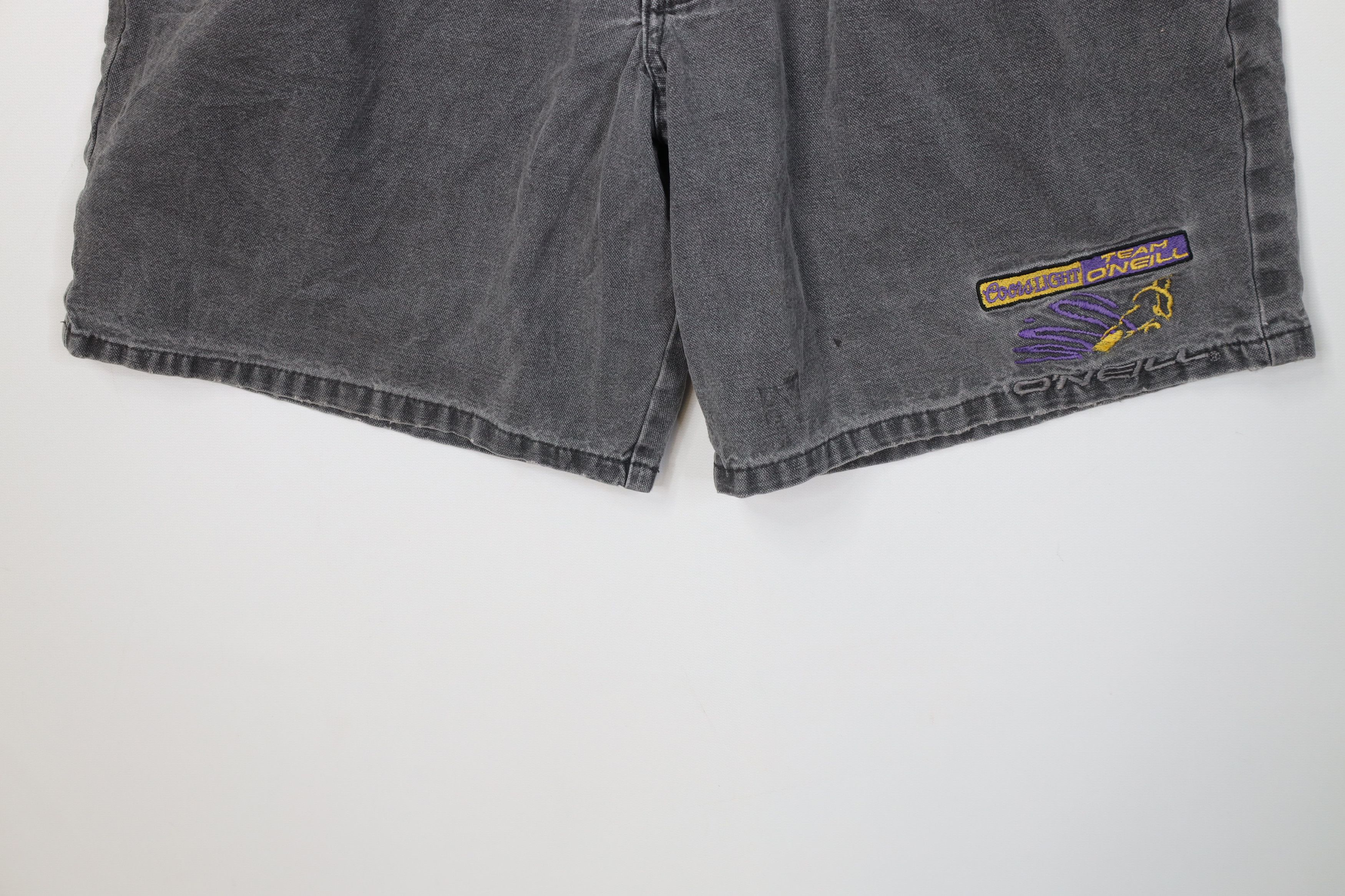 O'Neill Vintage 90s O'Neill Surfing Light Team Pleated Shorts USA Size US 28 / EU 44 - 4 Thumbnail
