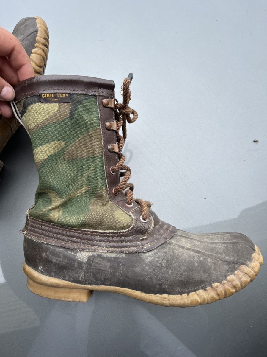 Vintage 1970’s goretex vibram sole duck camo boots Size US XXS / EU 40 - 2 Thumbnail