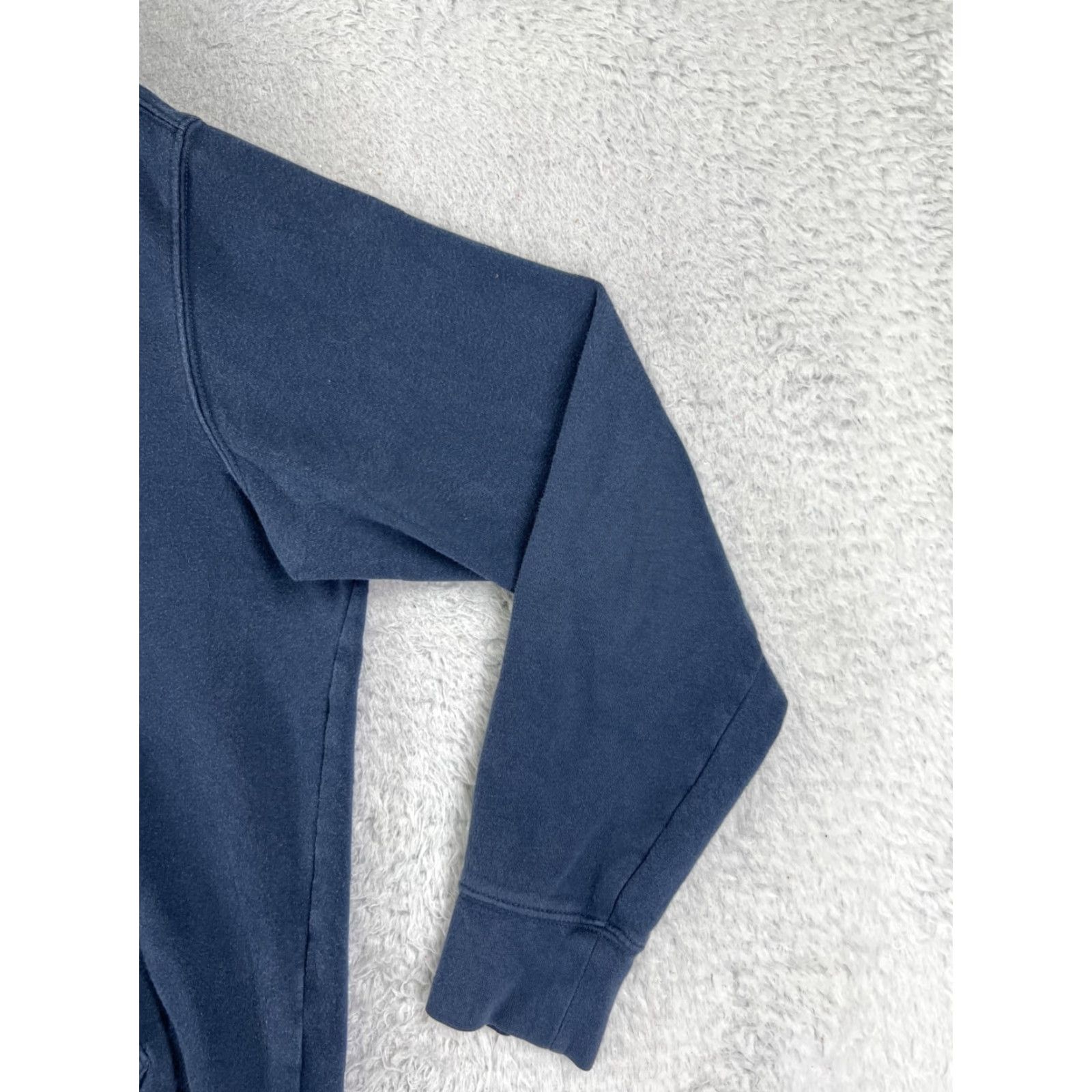 The North Face The North Face Sweater Mens Adult Medium Blue Pullover Hoodie Pocket Jersey Fabric Size US M / EU 48-50 / 2 - 2 Thumbnail