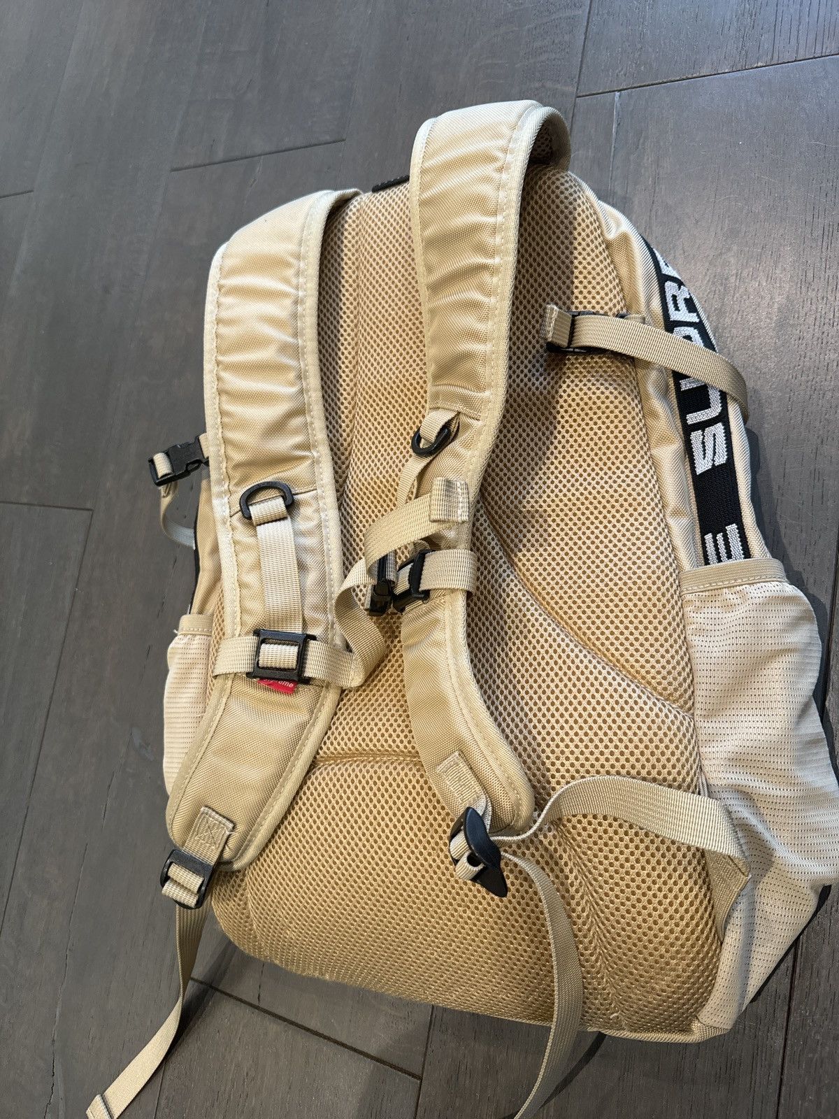 Supreme backpack beige online