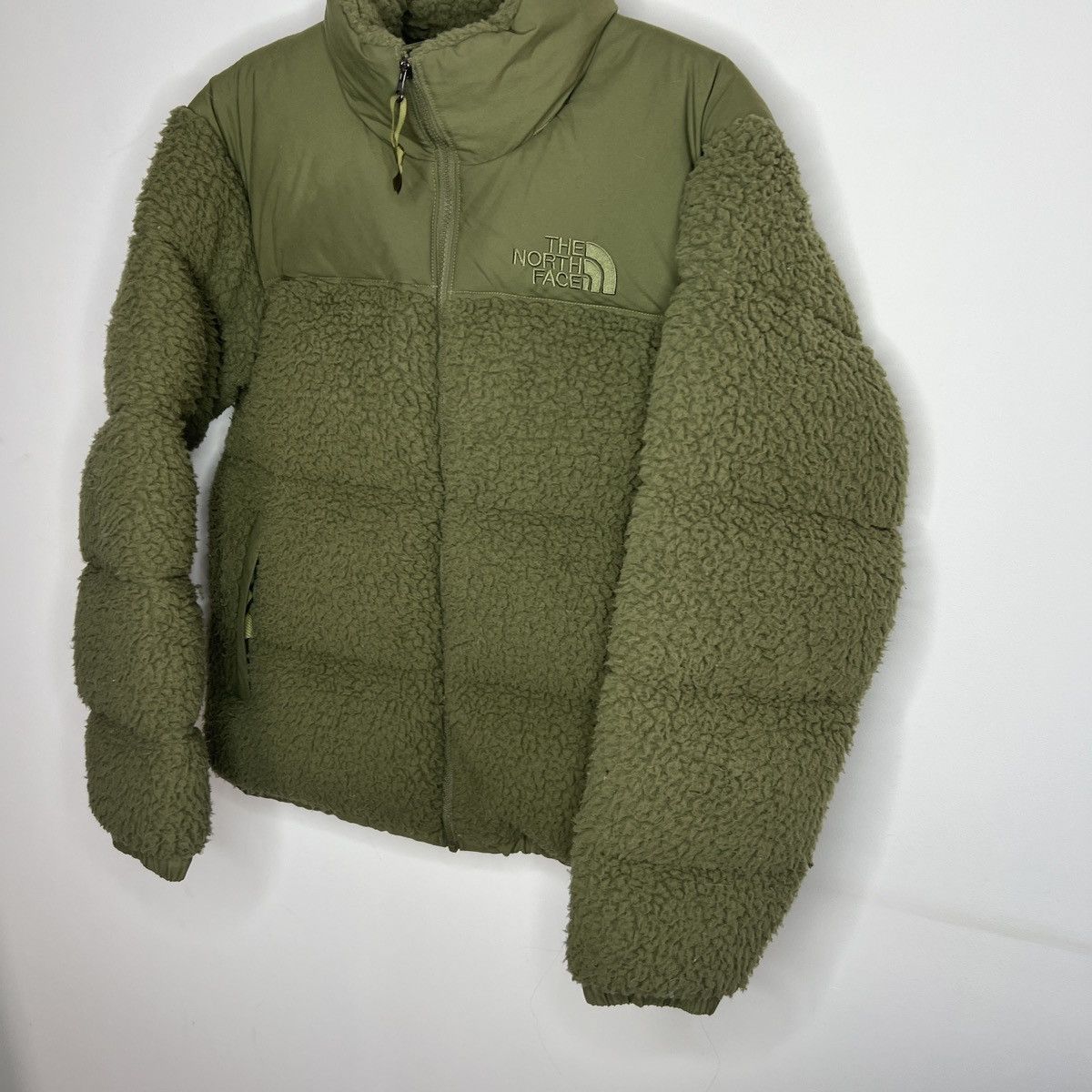 The North Face The North Face Nuptse 700 Puffer Sherpa Jacket Khaki Green Size US M / EU 48-50 / 2 - 2 Thumbnail