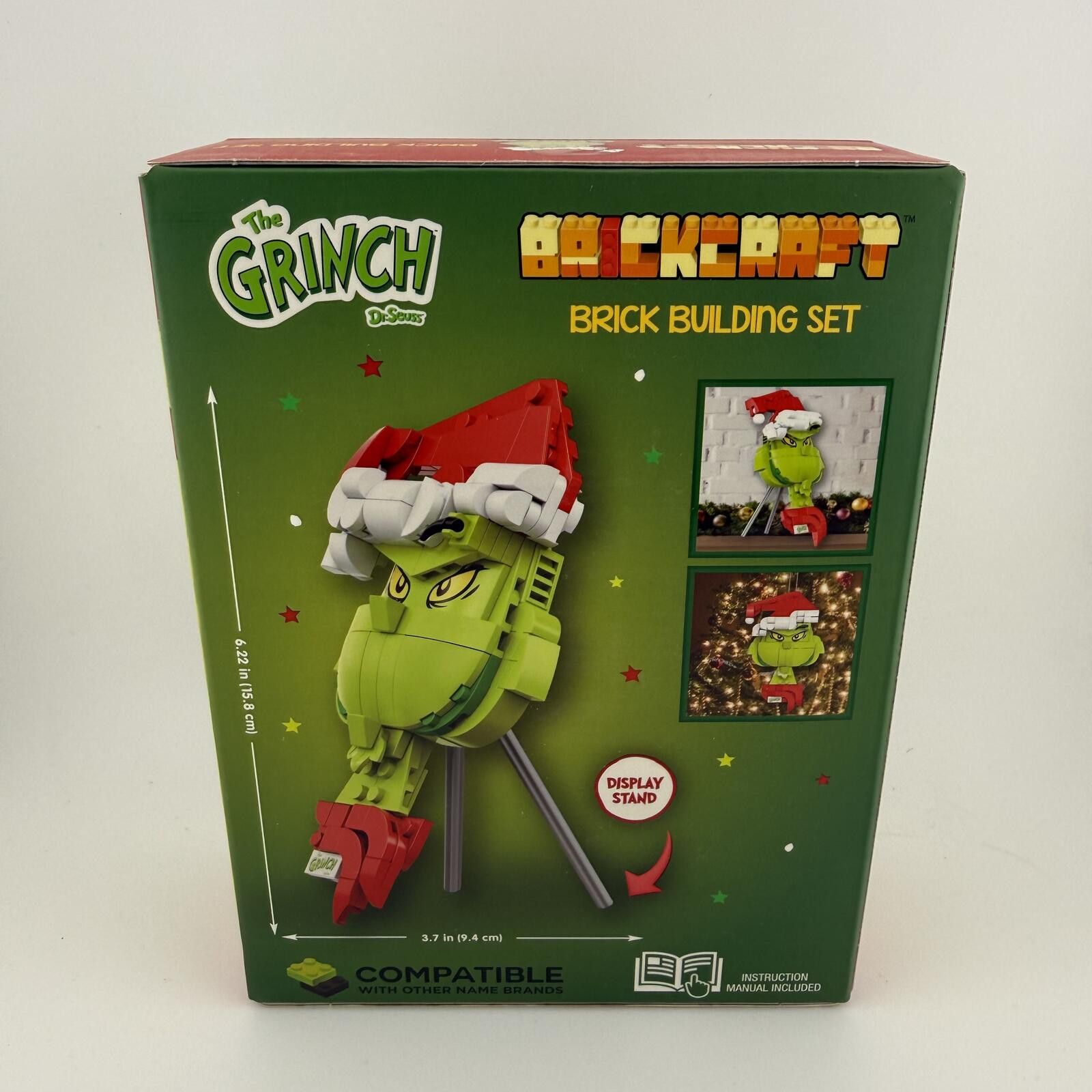 Other Brickcraft Grinch Building Kit (141-Plastic Piece Set) Decor Size ONE SIZE - 2 Thumbnail