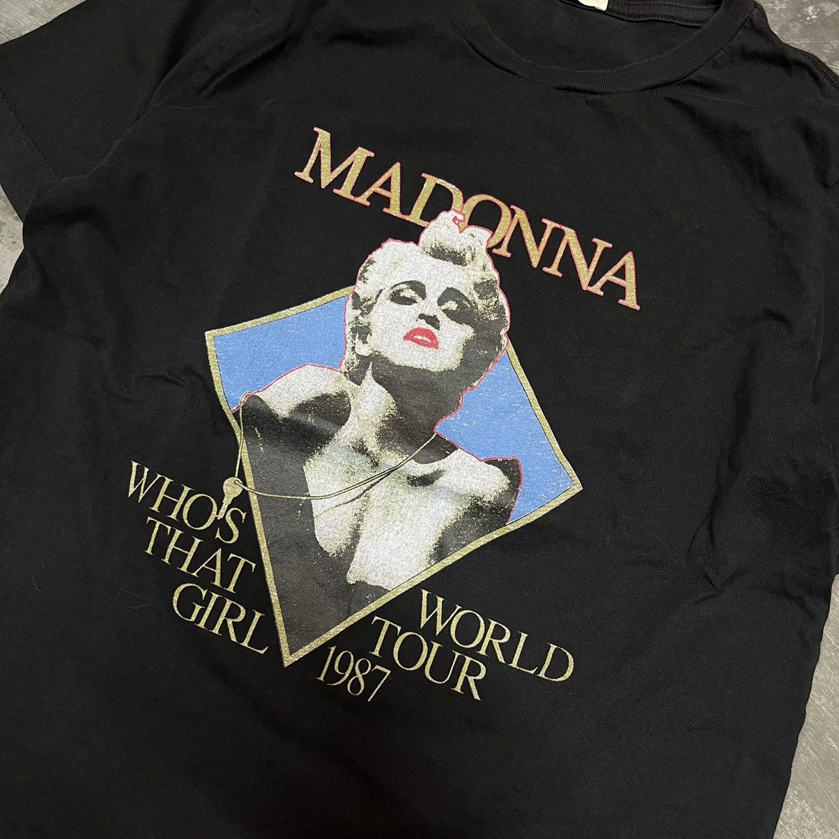 Band Tees × GU Madonna world tour t shirt 1987 Size US S / EU 44-46 / 1 - 2 Thumbnail