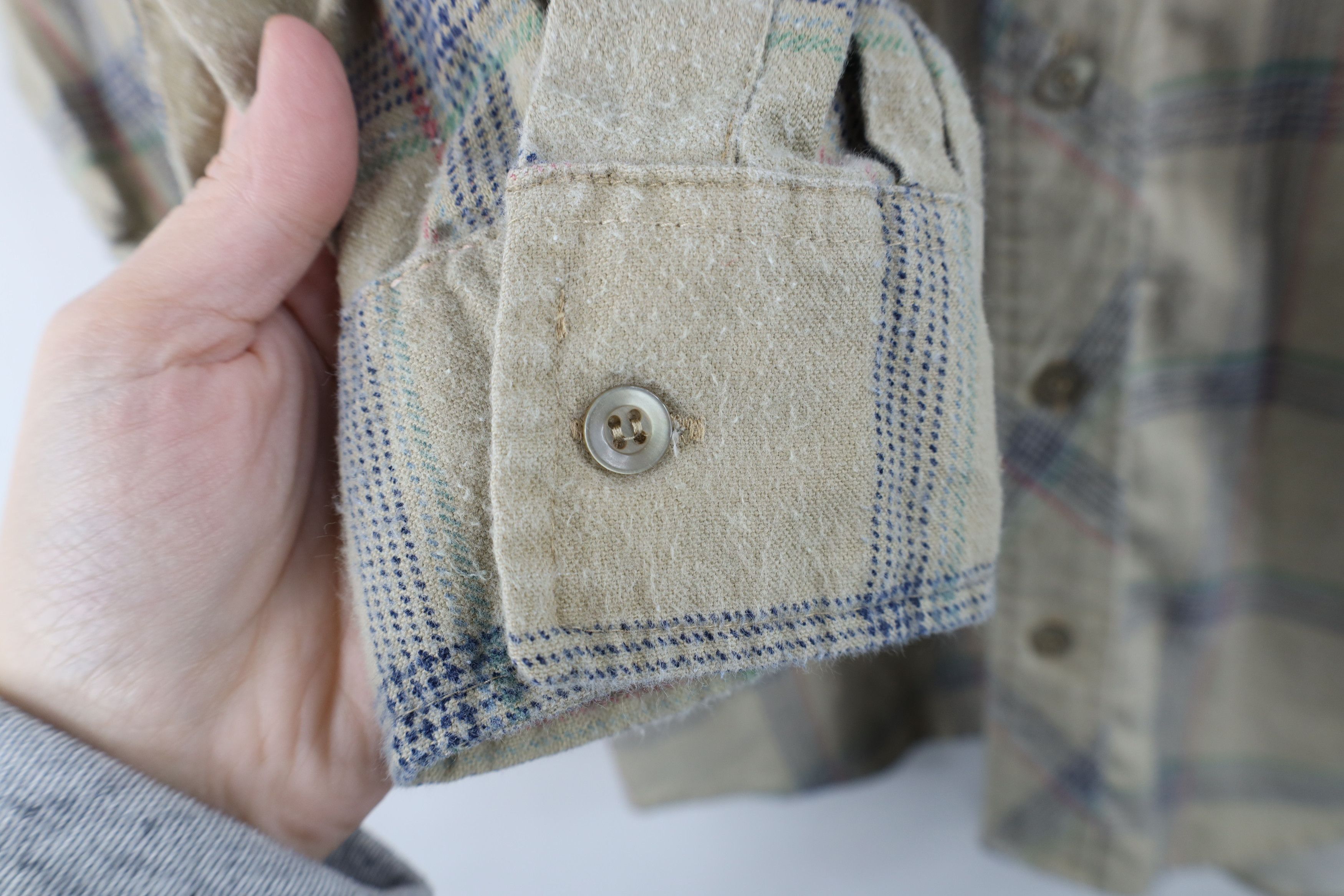 Vintage Vintage 90s Streetwear Flannel Collared Button Shirt Plaid Size US M / EU 48-50 / 2 - 6 Thumbnail