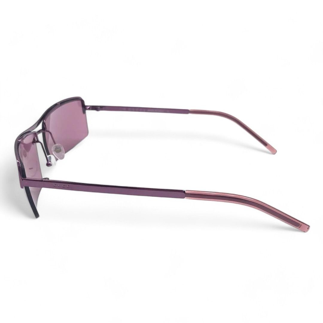 Gucci Gucci - Pink Sunglasses Purple Metal Size ONE SIZE - 3 Thumbnail