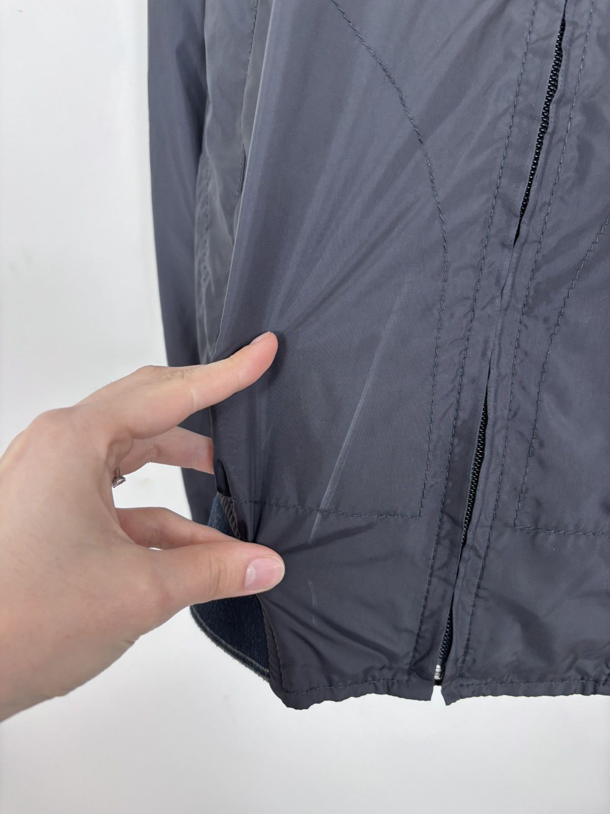 Corneliani Corneliani ID Men’s Eden Navy Blue Full Zip Bomber Jacket Size US L / EU 52-54 / 3 - 8 Thumbnail