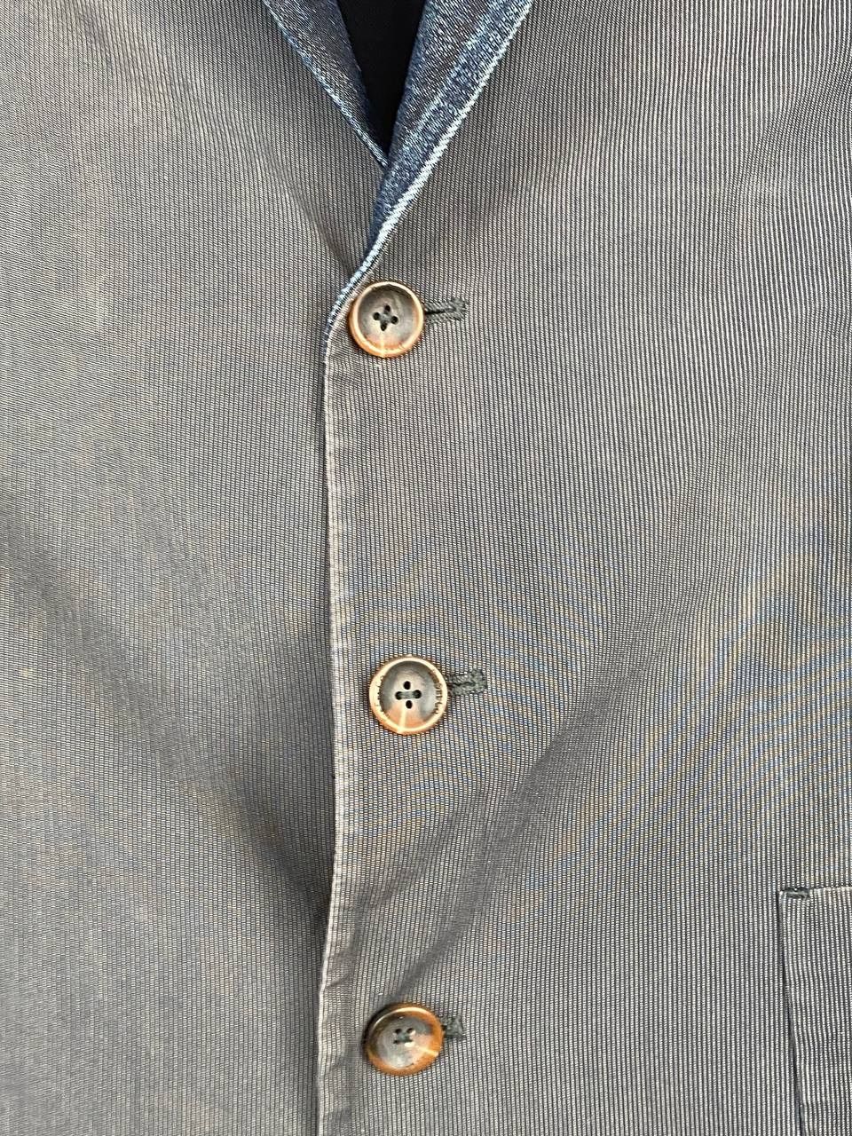 Diesel × Japanese Brand Y2K DIESEL DENIM Collar BLAZER JACKET Size US M / EU 48-50 / 2 - 4 Thumbnail