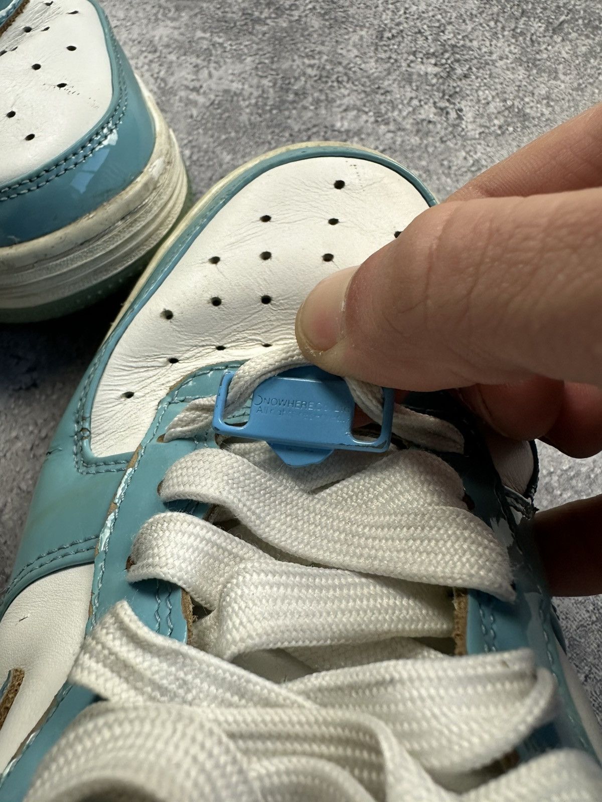 Bape A Bathing Ape Bape Sta Blue White Sneakers size 8.5 Size US 8.5 / EU 41-42 - 7 Thumbnail