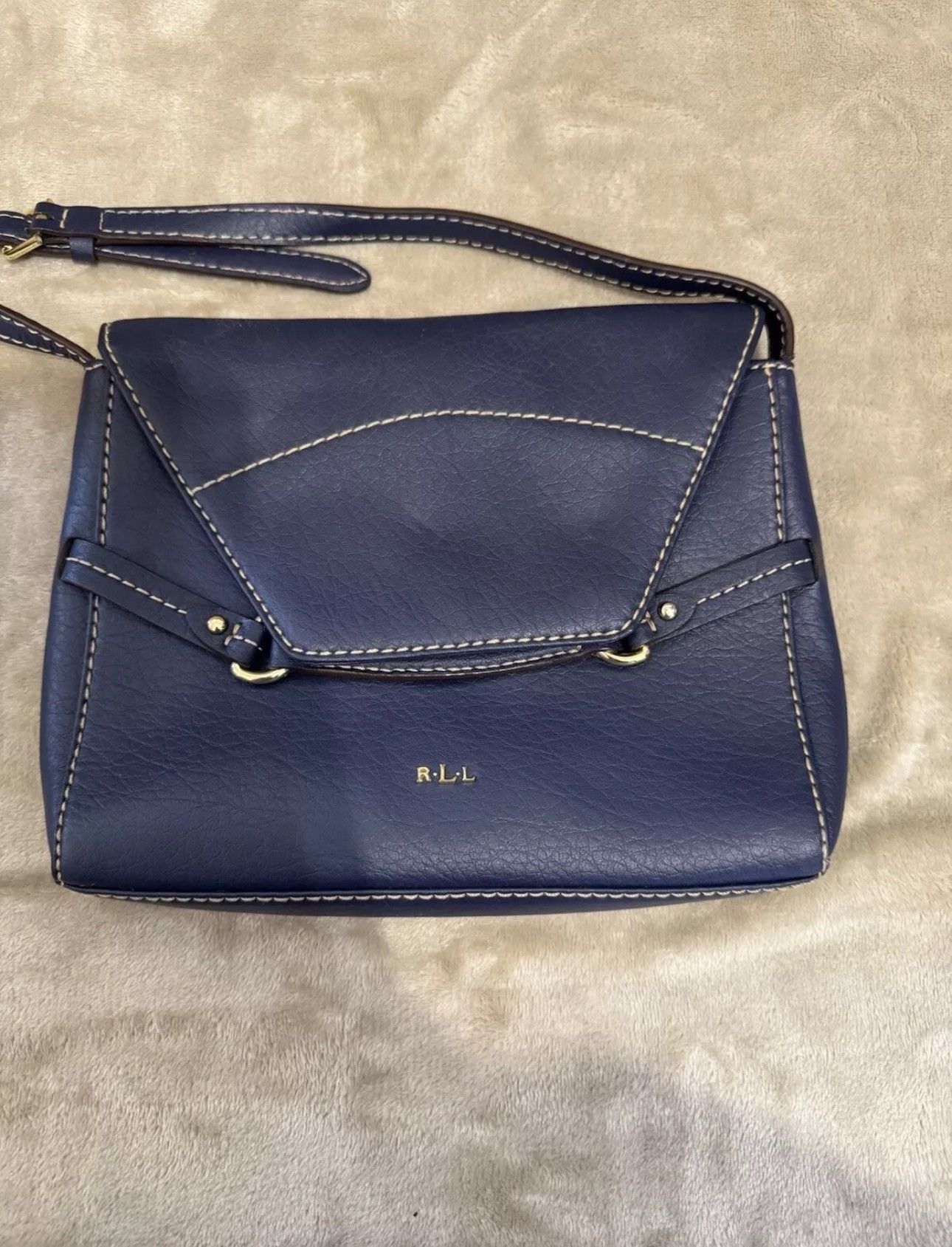 Ralph Lauren Ralph Lauren Navy Blue Shoulder Bag Size ONE SIZE - 4 Thumbnail